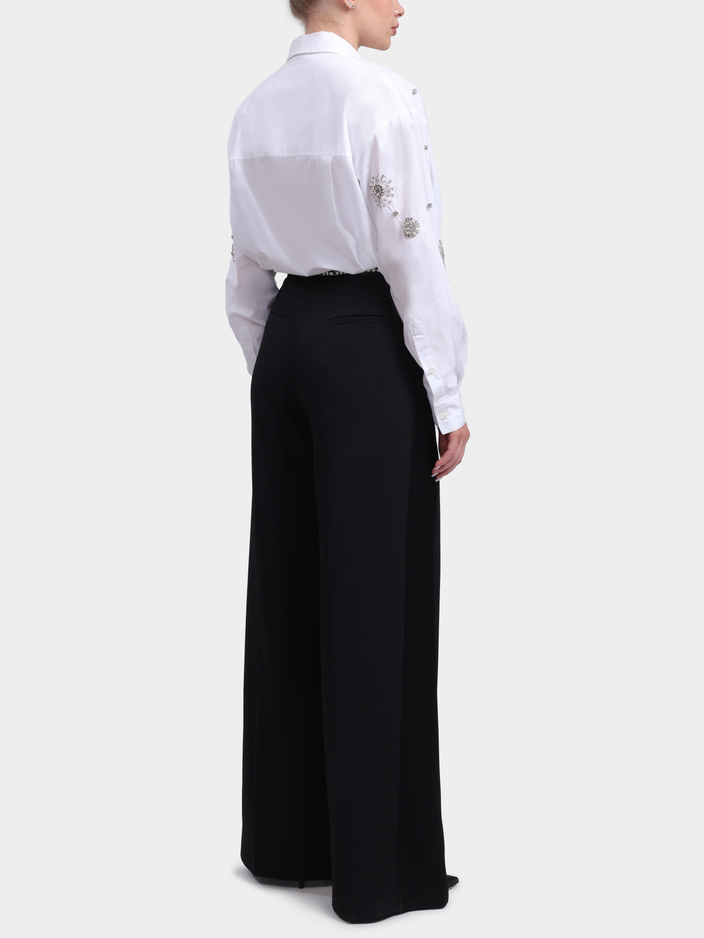 Брюки Pinko 106397 A35I Z99 чрные женские с поясом-цепочкой — купить в интернет-магазине Verdistore
