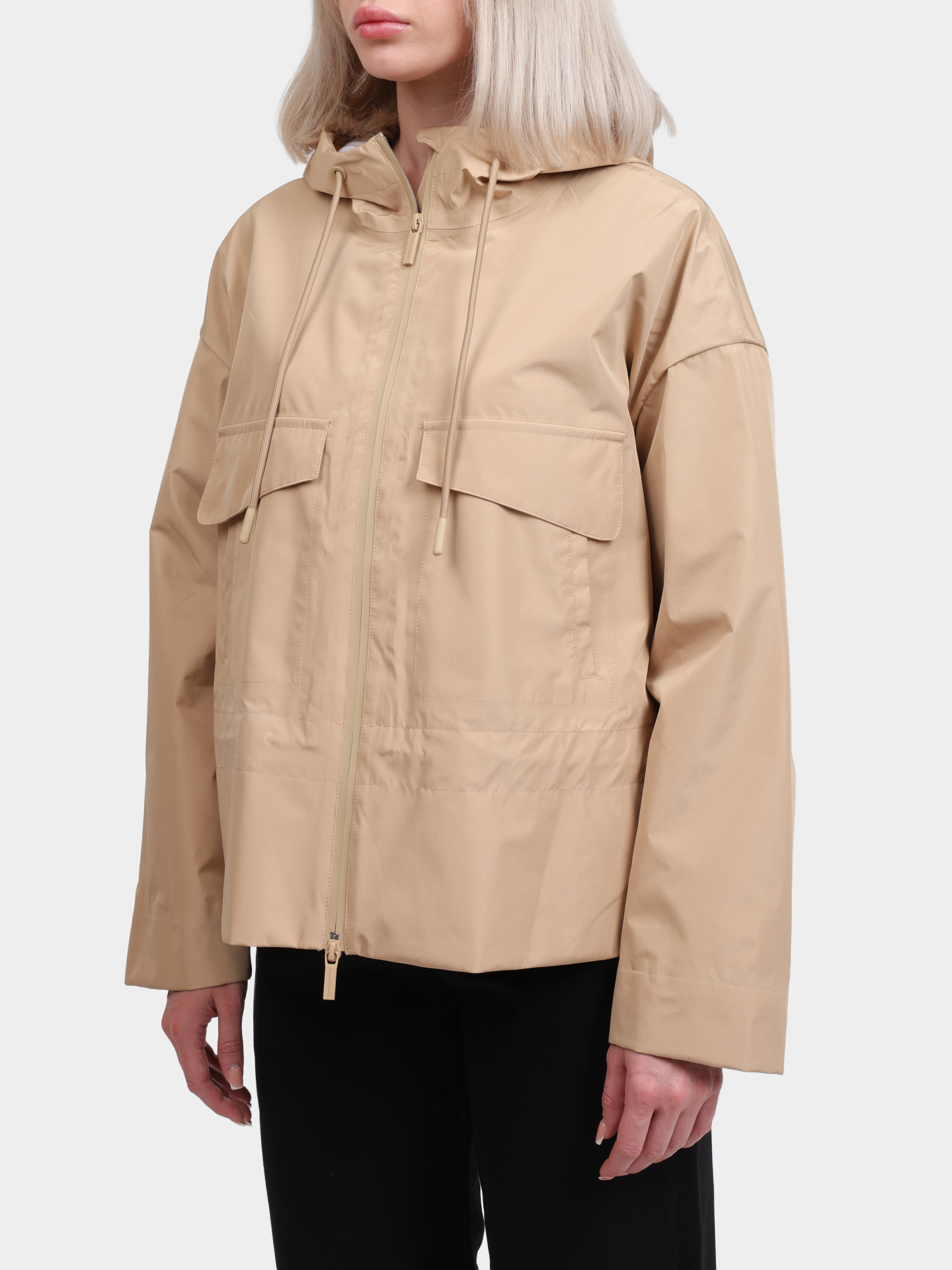 Куртка Armani Exchange XW000417 AF12806 U6218 бежевая женская — купить в интернет-магазине Verdistore