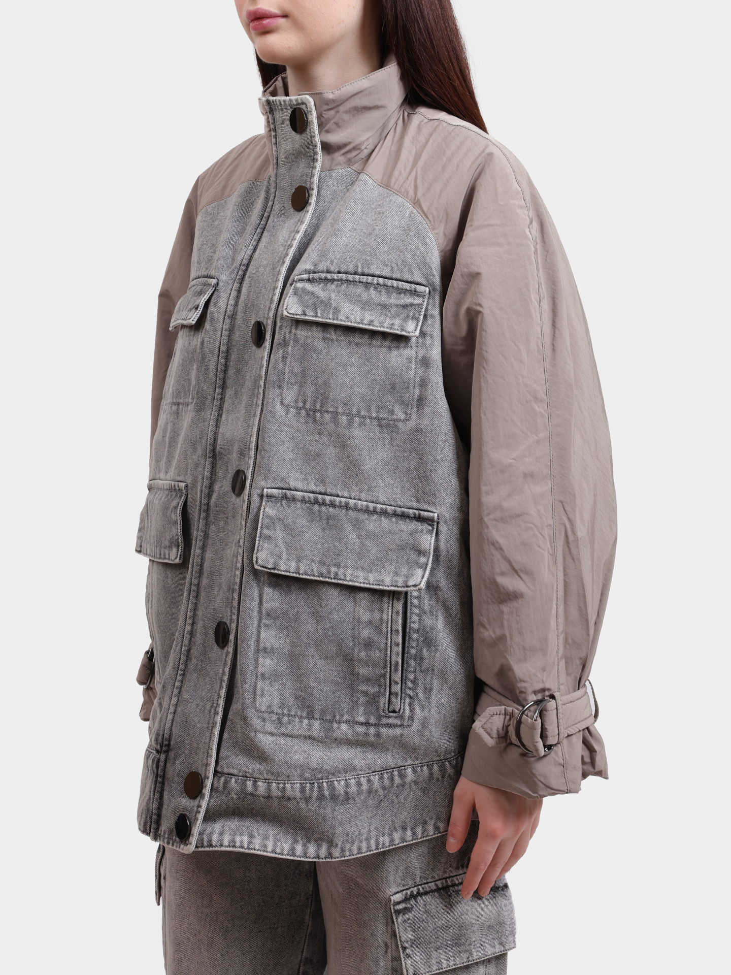 Куртка Armani Exchange XW001393 AF16176 M6099 комбинированная женская — купить в интернет-магазине Verdistore