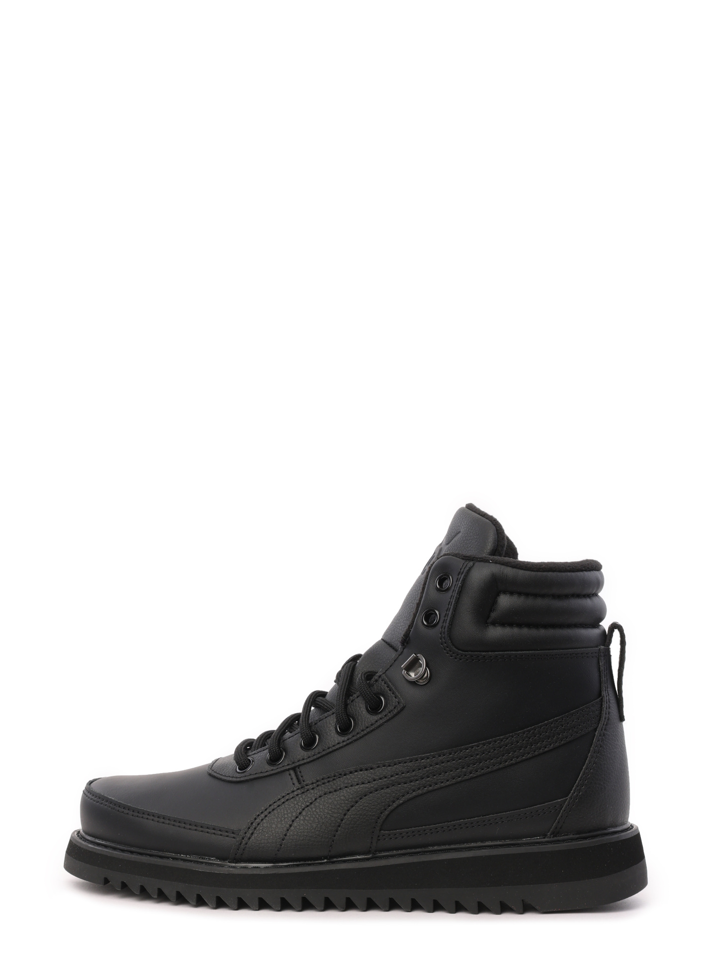 Ботинки кожаные со вставками по бокам на шнуровке — купить в интернет-магазине Verdistore