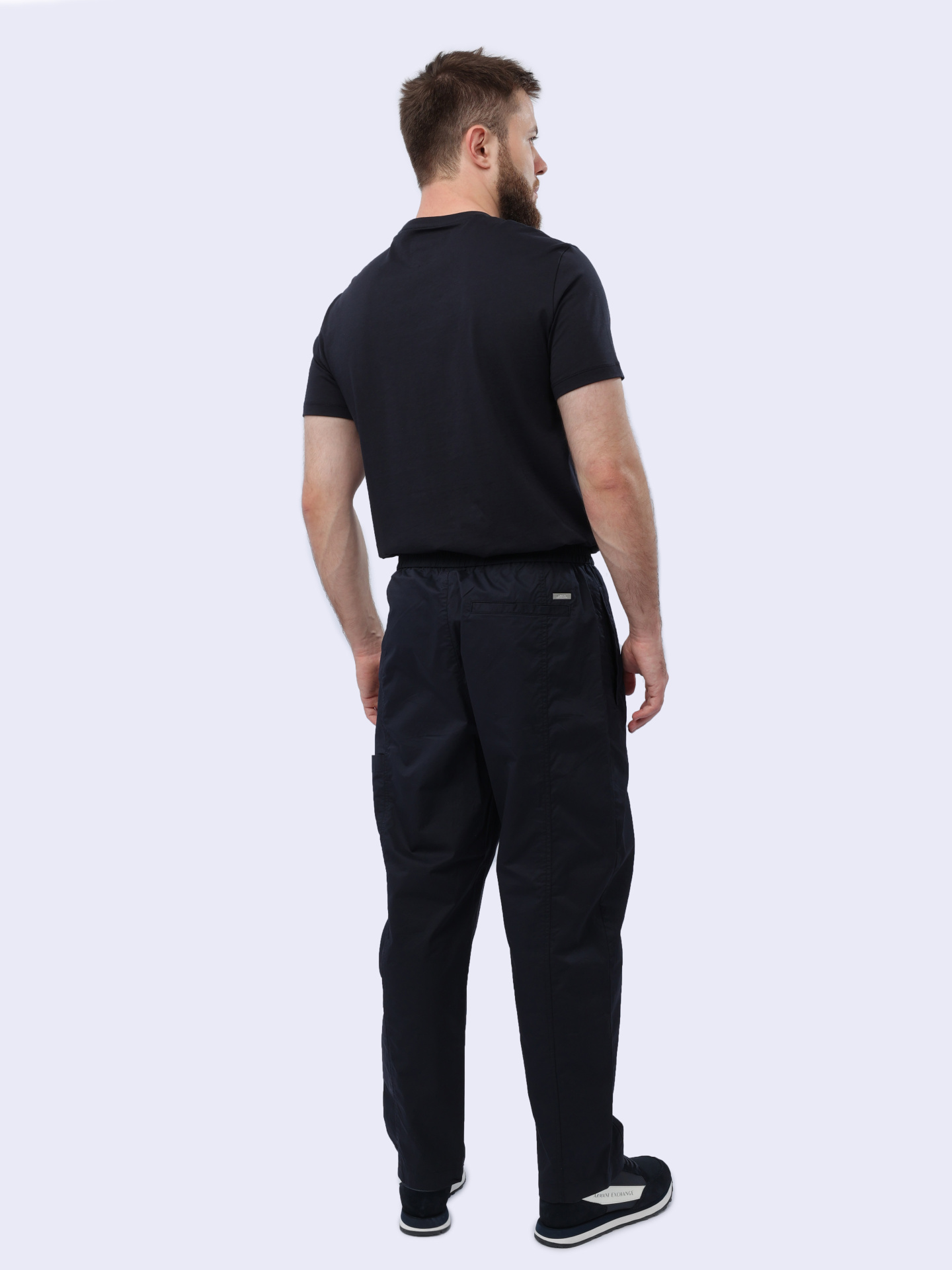 Брюки Armani Exchange 3DZPL7 ZN3CZ 1583 темно-синие мужские — купить в интернет-магазине Verdistore