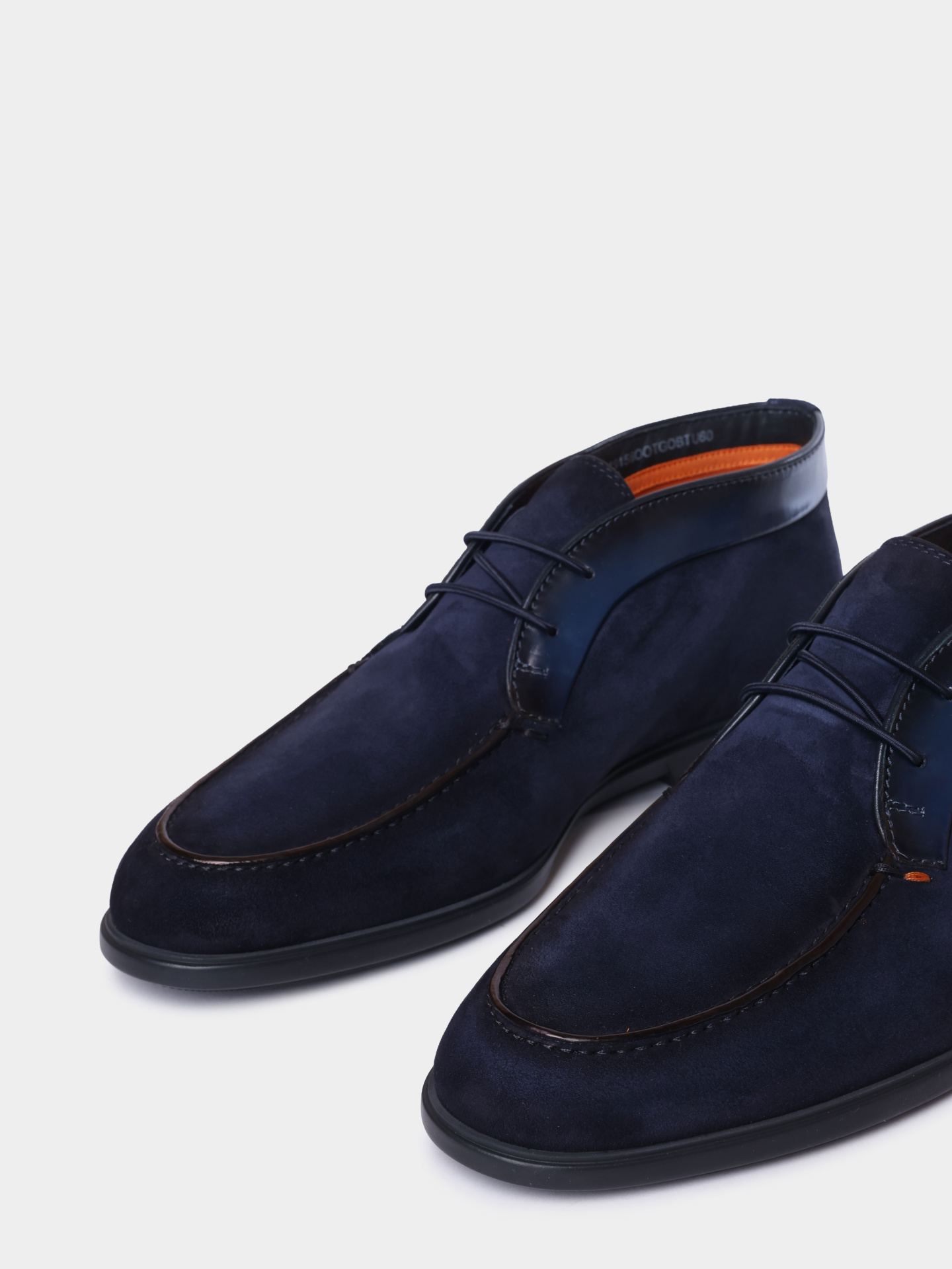 Полуботинки Santoni MGAG19156OOTGOBTU60 замшевые мужские  — купить в интернет-магазине Verdistore