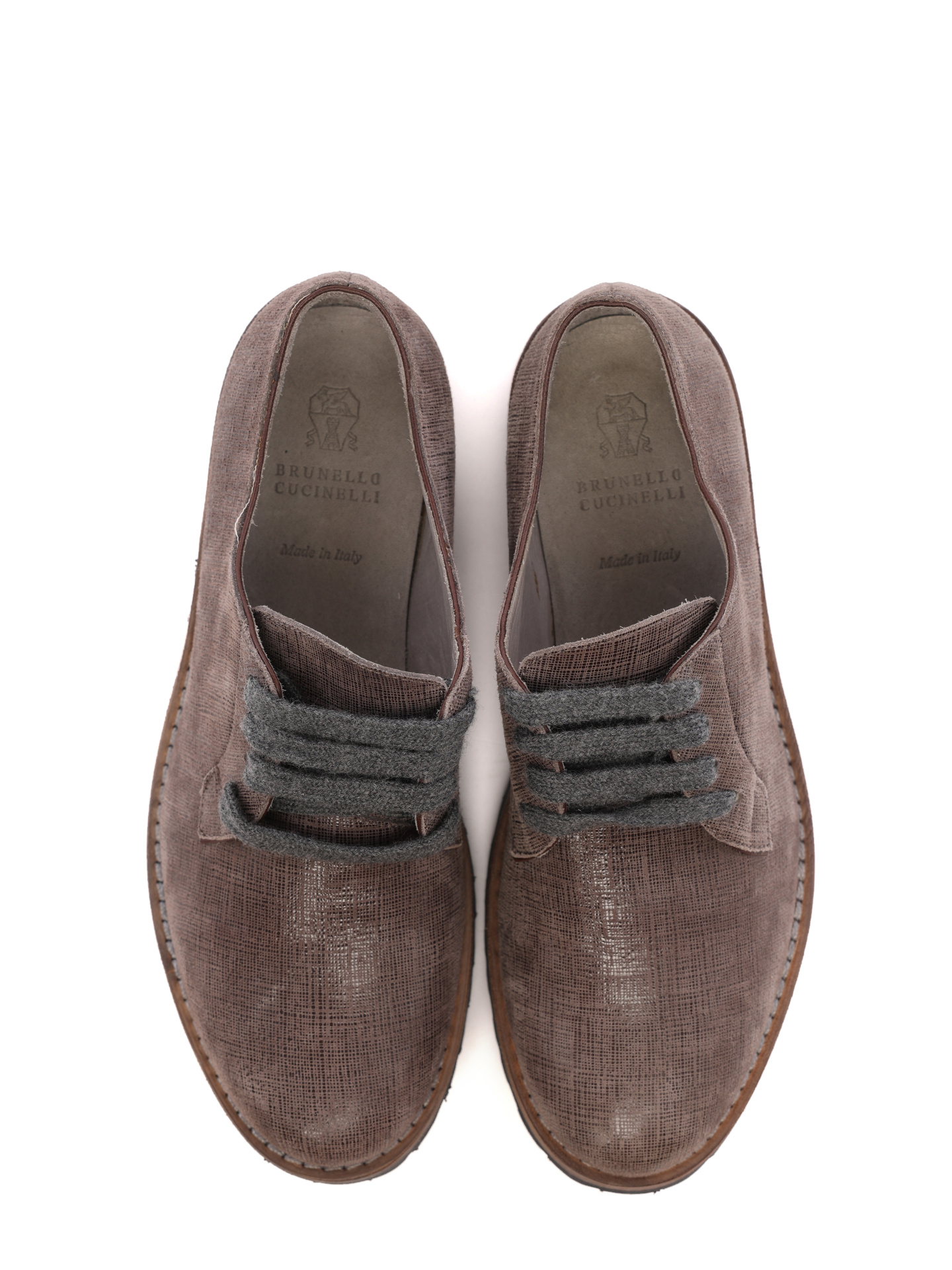 Дерби Brunello Cucinelli MZDSTG875 кожаные женские — купить в интернет-магазине Verdistore