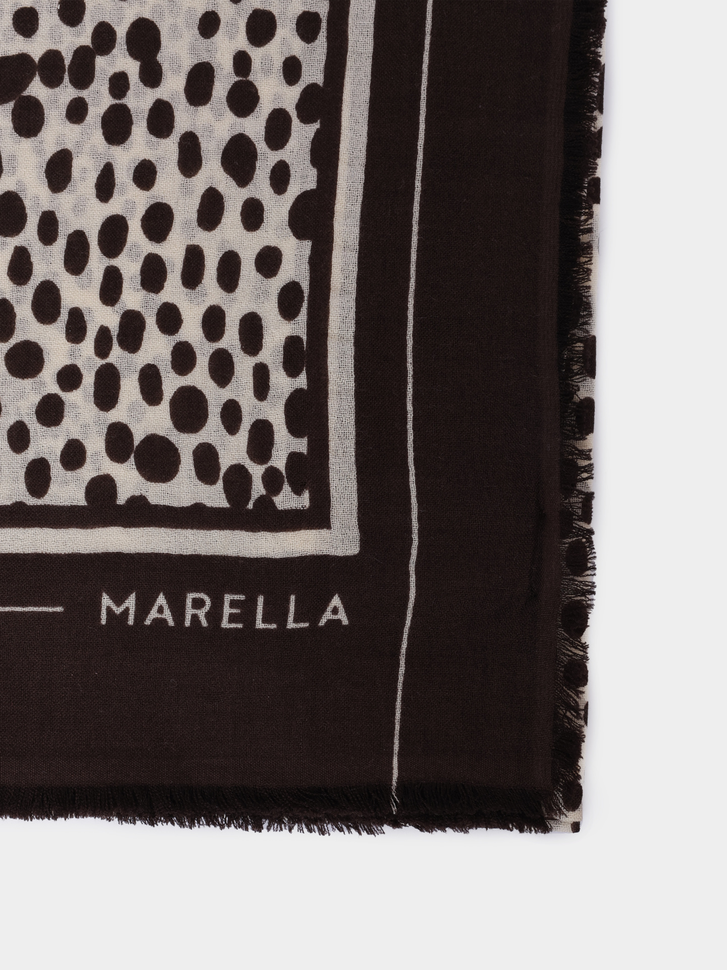 Платок Marella MLAERBA 002 женский с принтом в горох — купить в интернет-магазине Verdistore