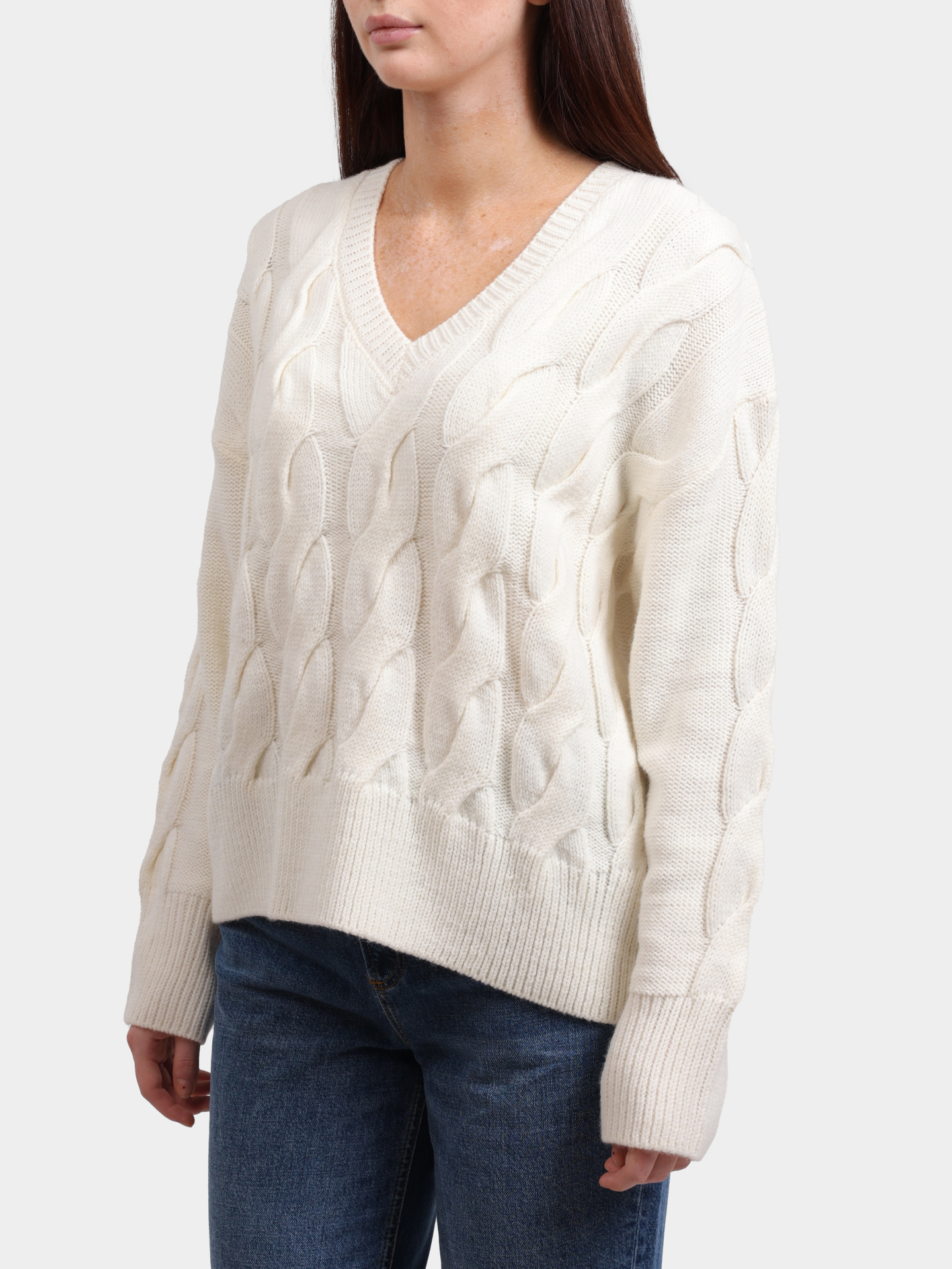 Свитер Liu-Jo CF5406 MA75Q X0256 белый женский — купить в интернет-магазине Verdistore