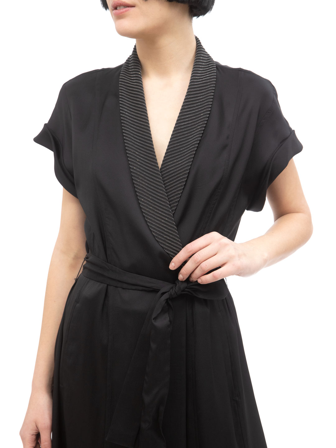 Платье Brunello Cucinelli MH9669478 С101 черное женское — купить в интернет-магазине Verdistore