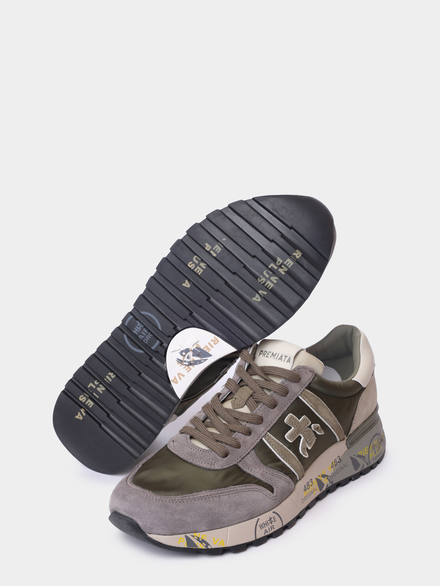 Кроссовки Premiata LANDER VAR 7706 комбинированные мужские — купить в интернет-магазине Verdistore