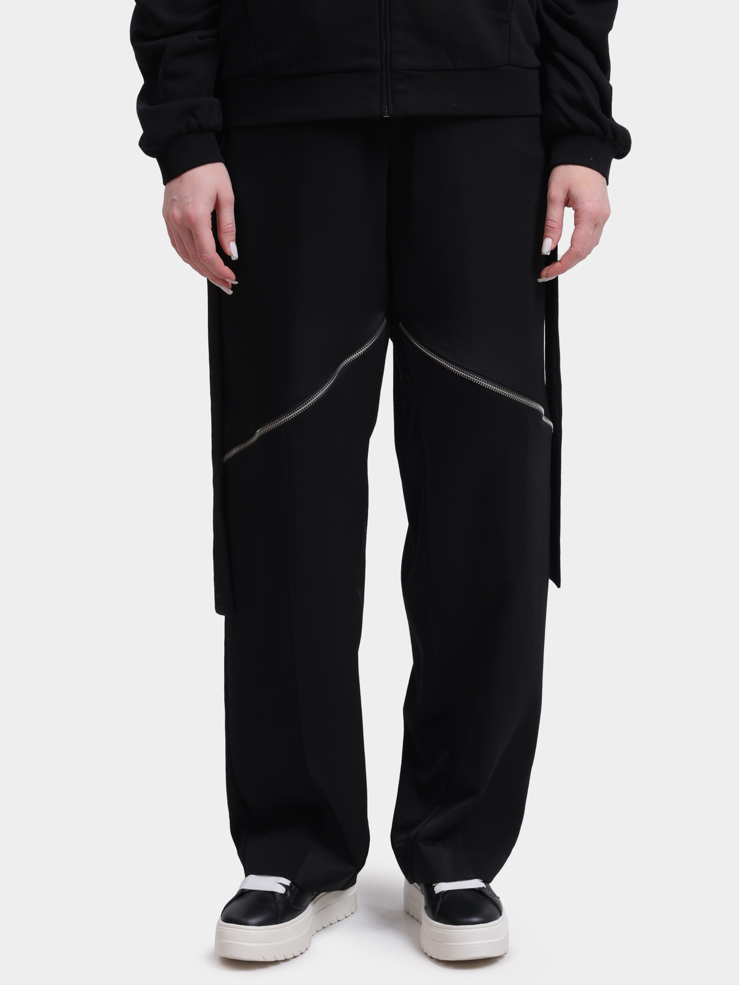 Брюки PA6014 TS114 22222 черные женские — купить в интернет-магазине Verdistore