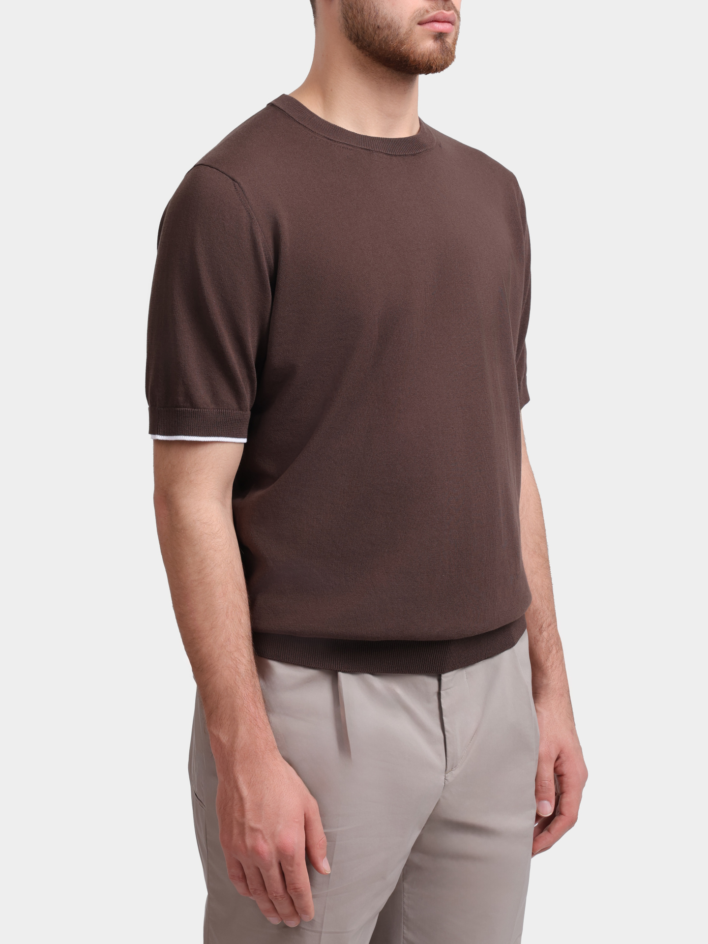 Футболка Peserico R59477F14 9173N 51N трикотажная мужская — купить в интернет-магазине Verdistore