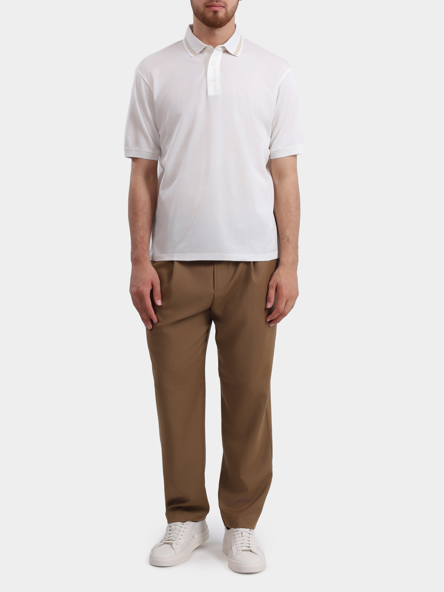 Брюки Jacob Cohen JUM PT017 001 T870A RW F09 коричневые мужские из шерсти — купить в интернет-магазине Verdistore