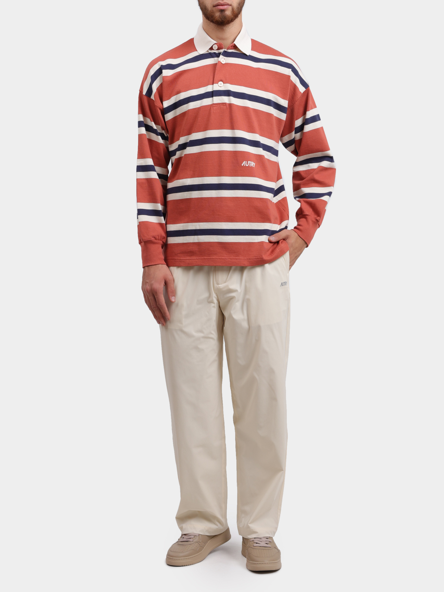 Поло POPX - 90JR хлопковое в полоску  — купить в интернет-магазине Verdistore