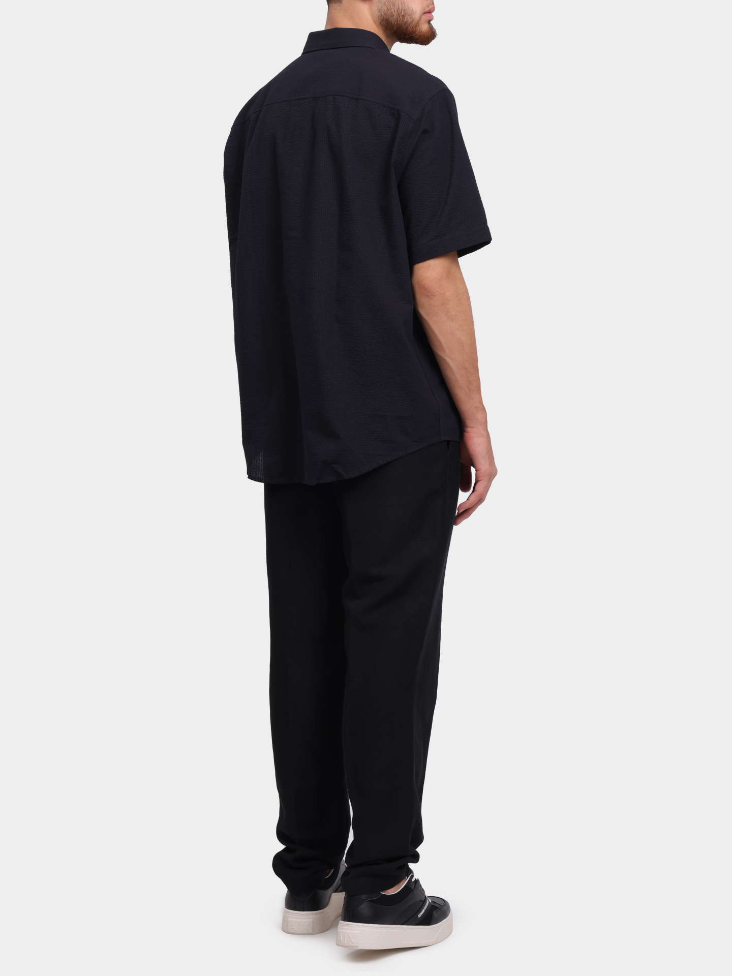 Брюки Armani Exchange 8NZP15 ZNFNZ 1200 темно-синие мужские — купить в интернет-магазине Verdistore