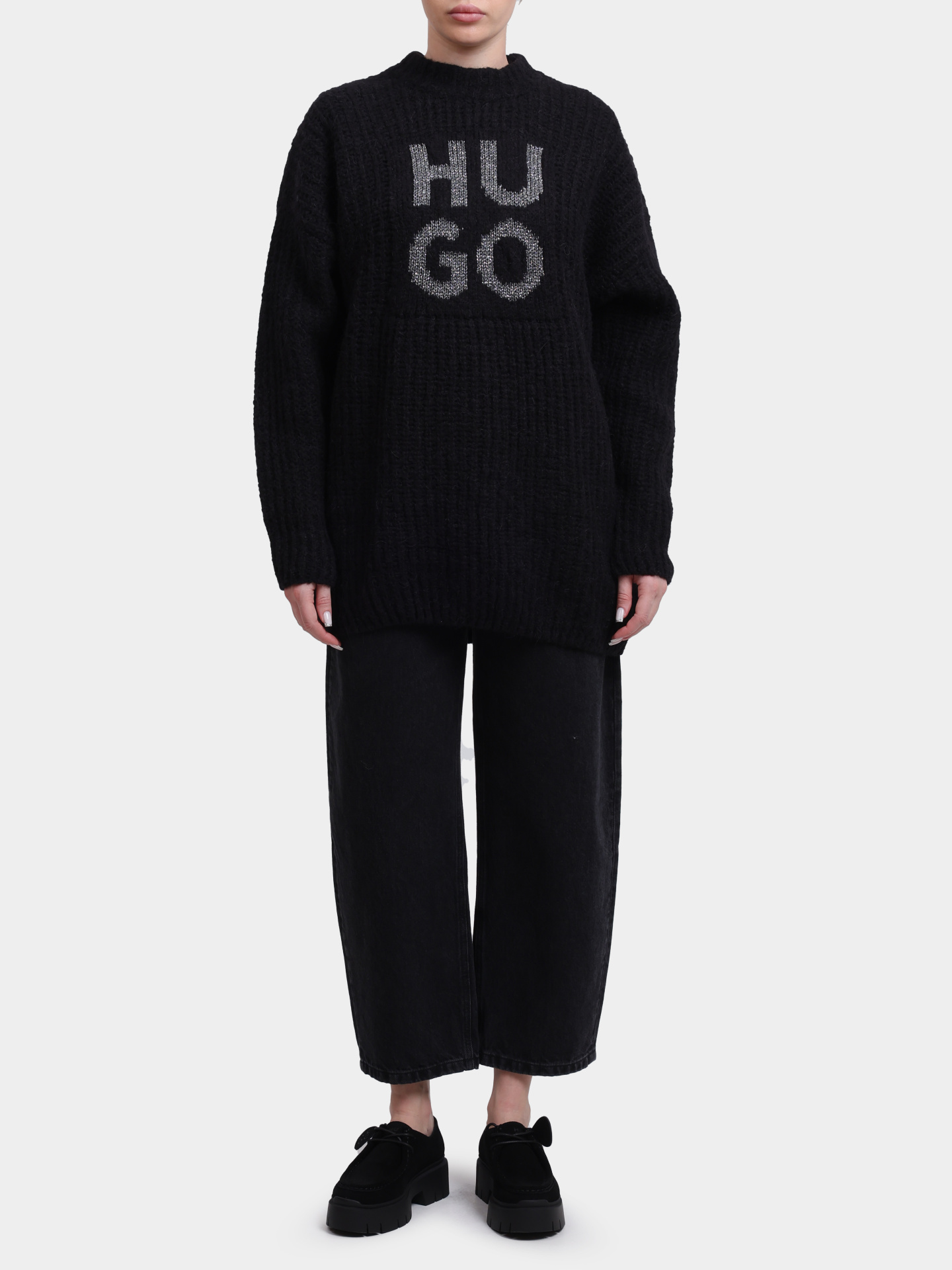 Свитер Sloguis 10274080 01 50548245 001 черный женский — купить в интернет-магазине Verdistore