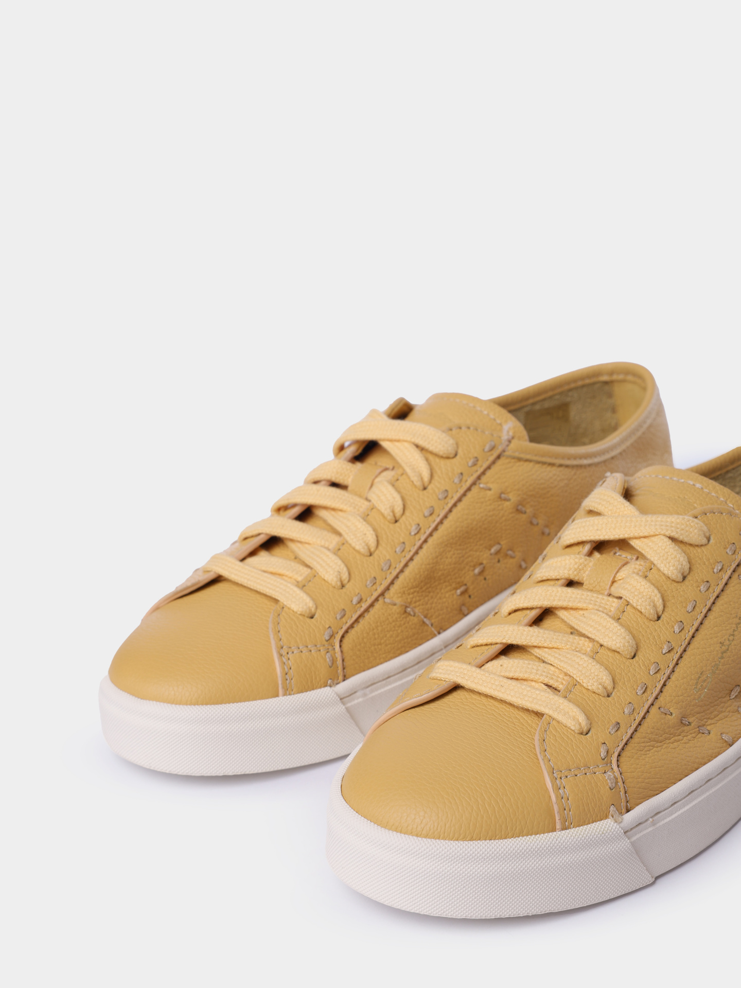 Кеды Santoni WBGG61345PNNTDYIL27 кожаные женские — купить в интернет-магазине Verdistore