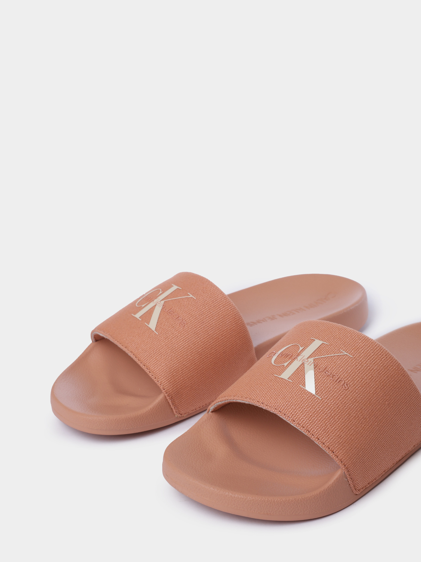 Шлепанцы Calvin Klein YW0YW01835 TCP бежевые женские — купить в интернет-магазине Verdistore