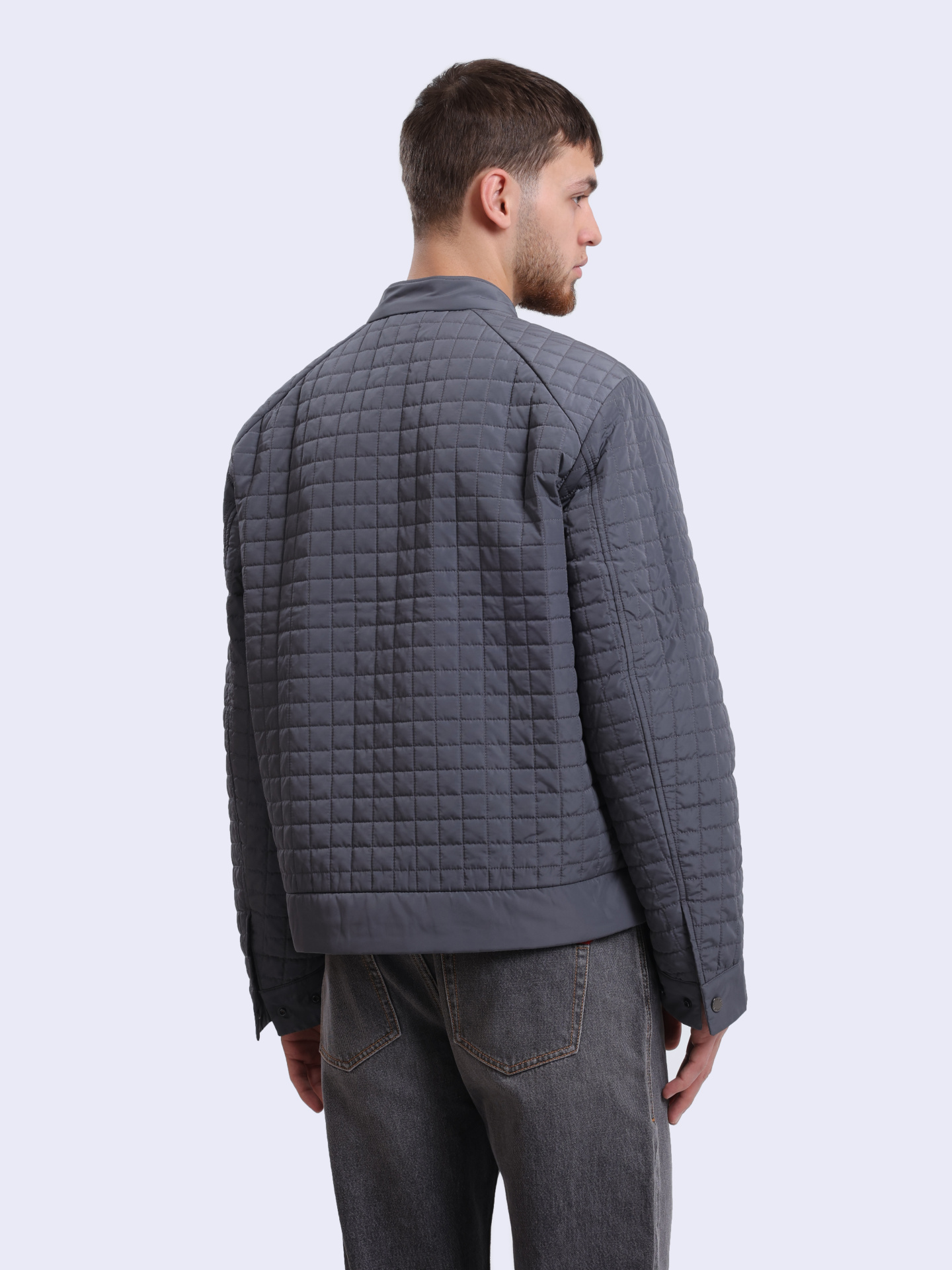 Куртка Calvin Klein K10K113002 PCX серая мужская — купить в интернет-магазине Verdistore
