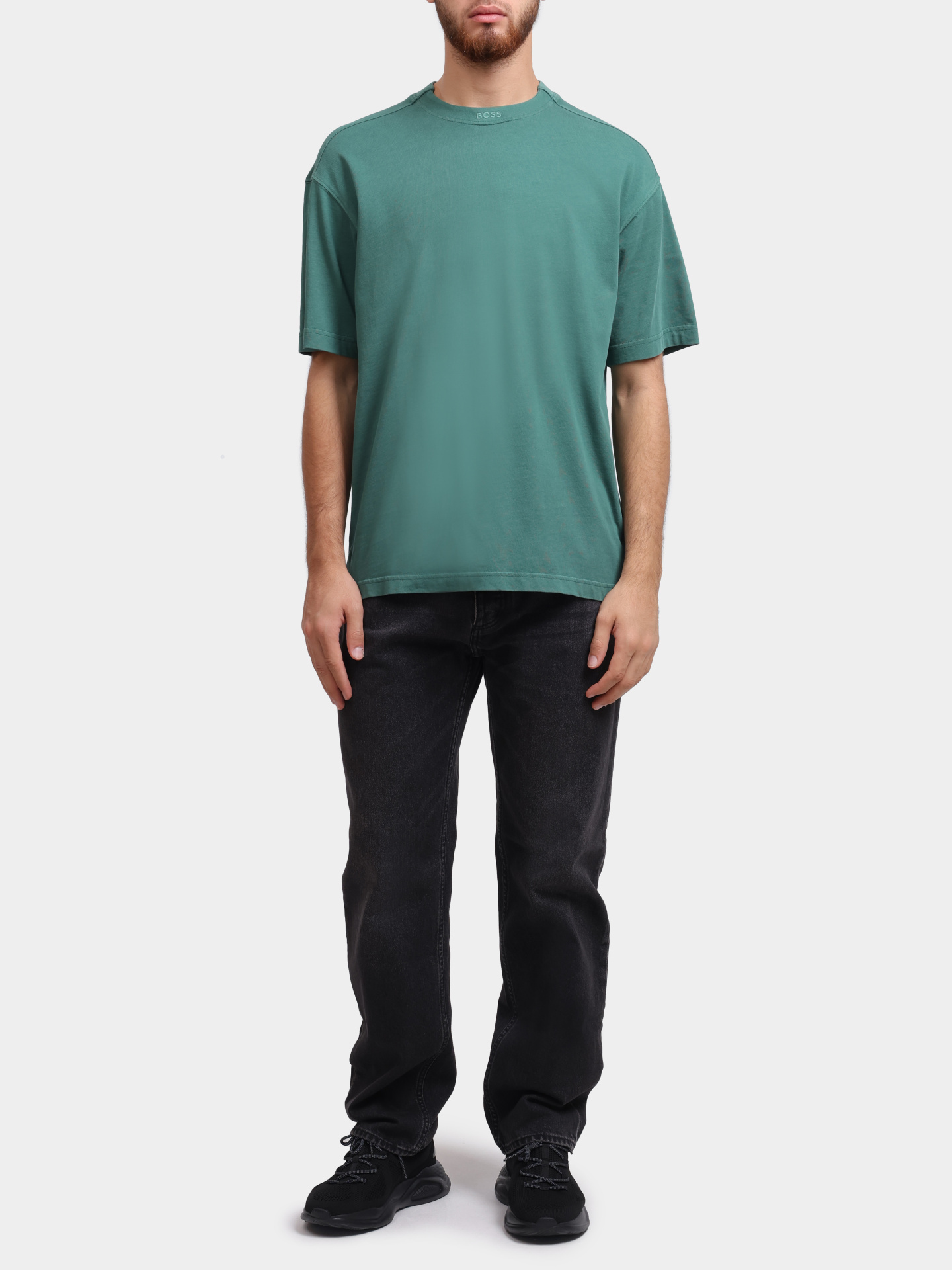 Футболка Boss 50521805 343 хлопковая мужская — купить в интернет-магазине Verdistore