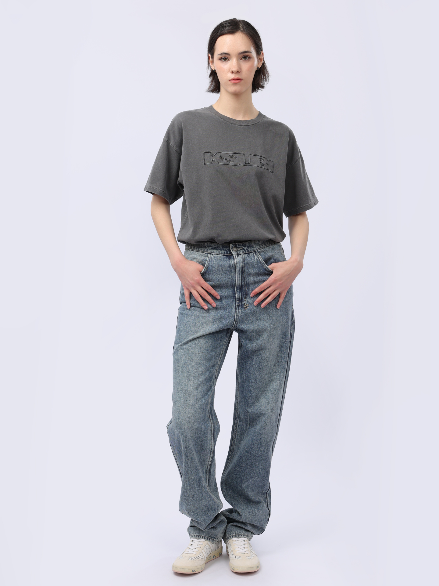 Джинсы Ksubi WSP24DJ041 голубые женские — купить в интернет-магазине Verdistore