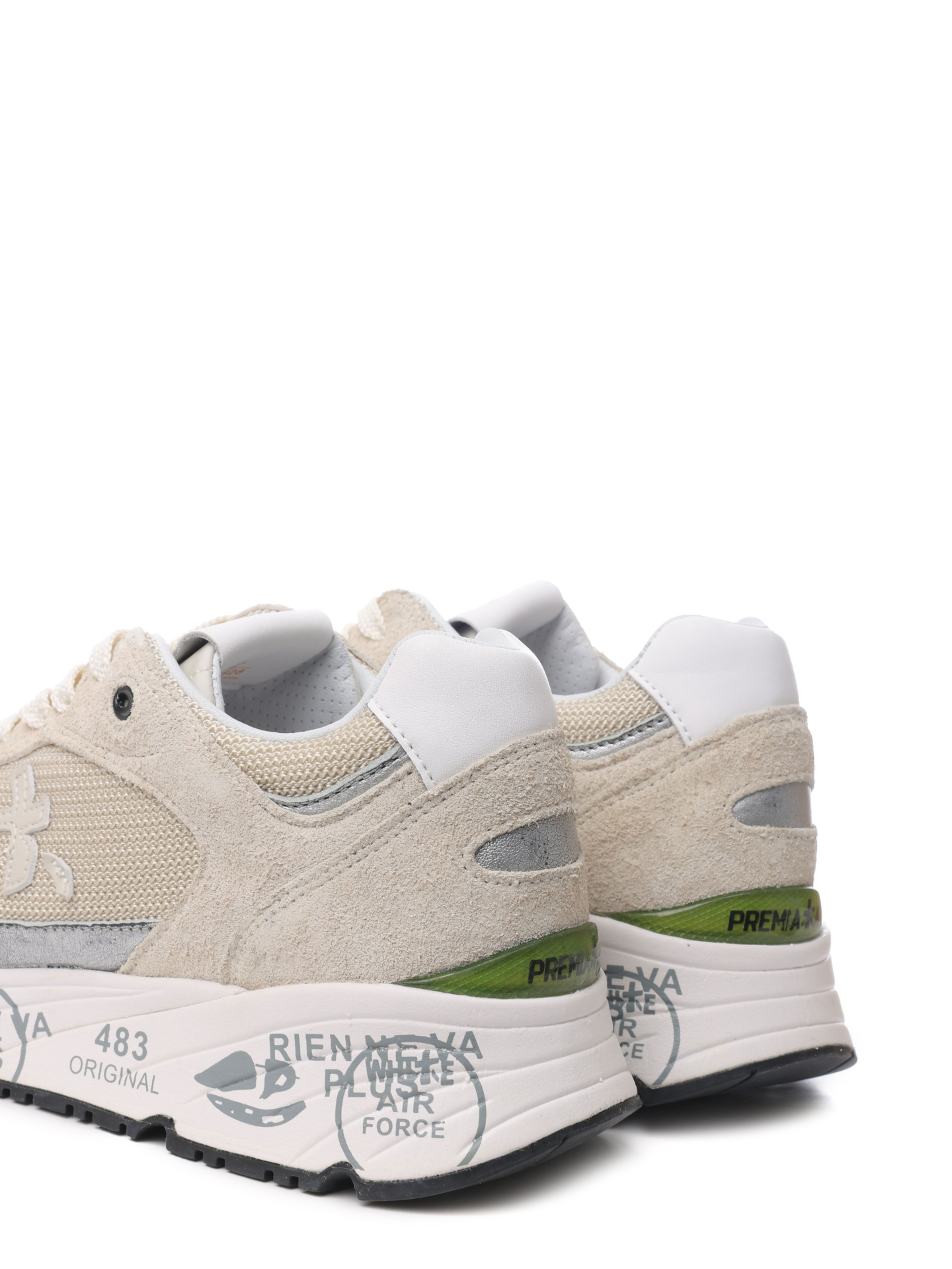 Кроссовки комбинированные спортивные с миндальным носком — купить в интернет-магазине Verdistore