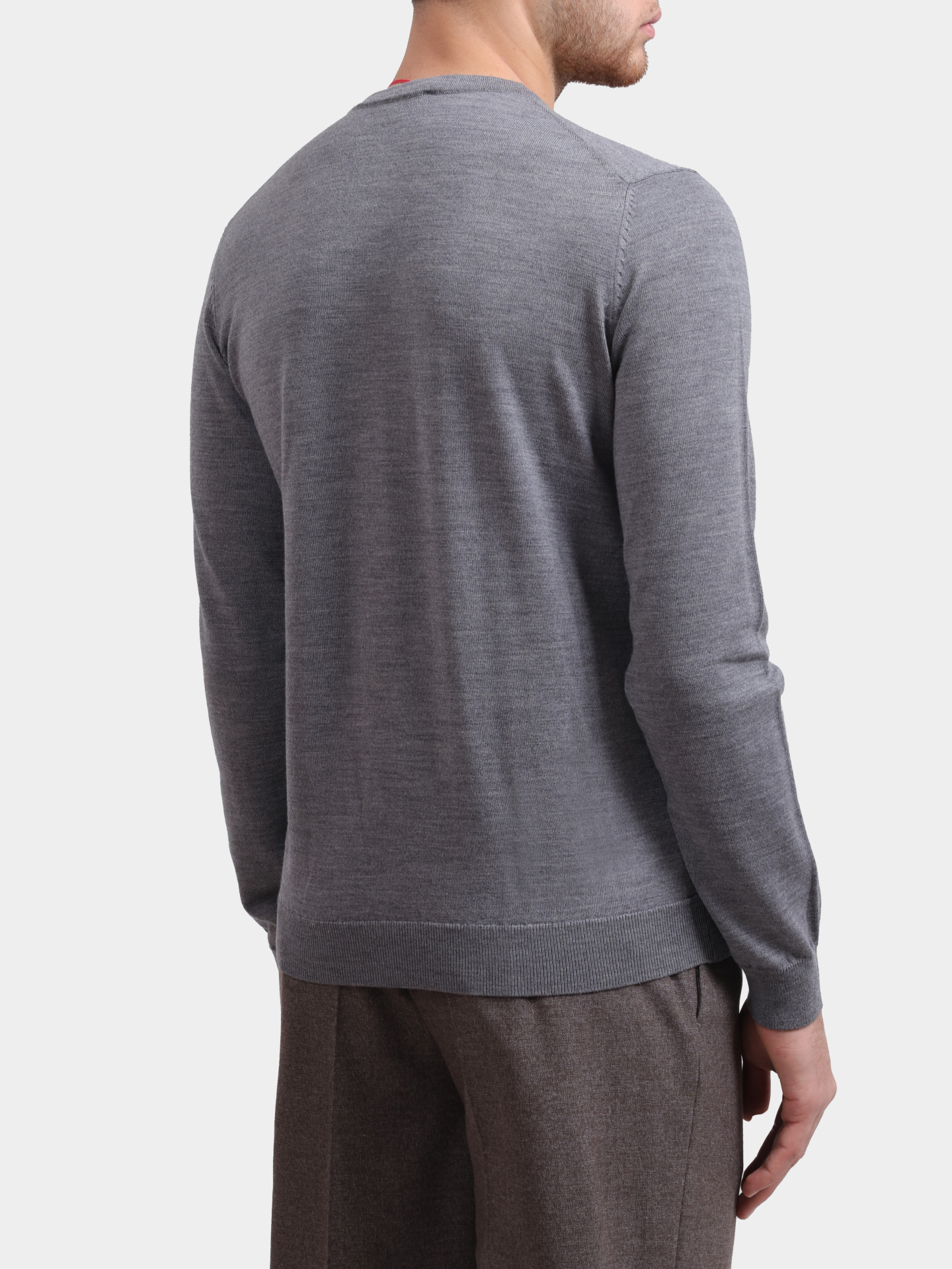 Свитер Hugo San Cedric-M1 10244128 мужской серый — купить в интернет-магазине Verdistore