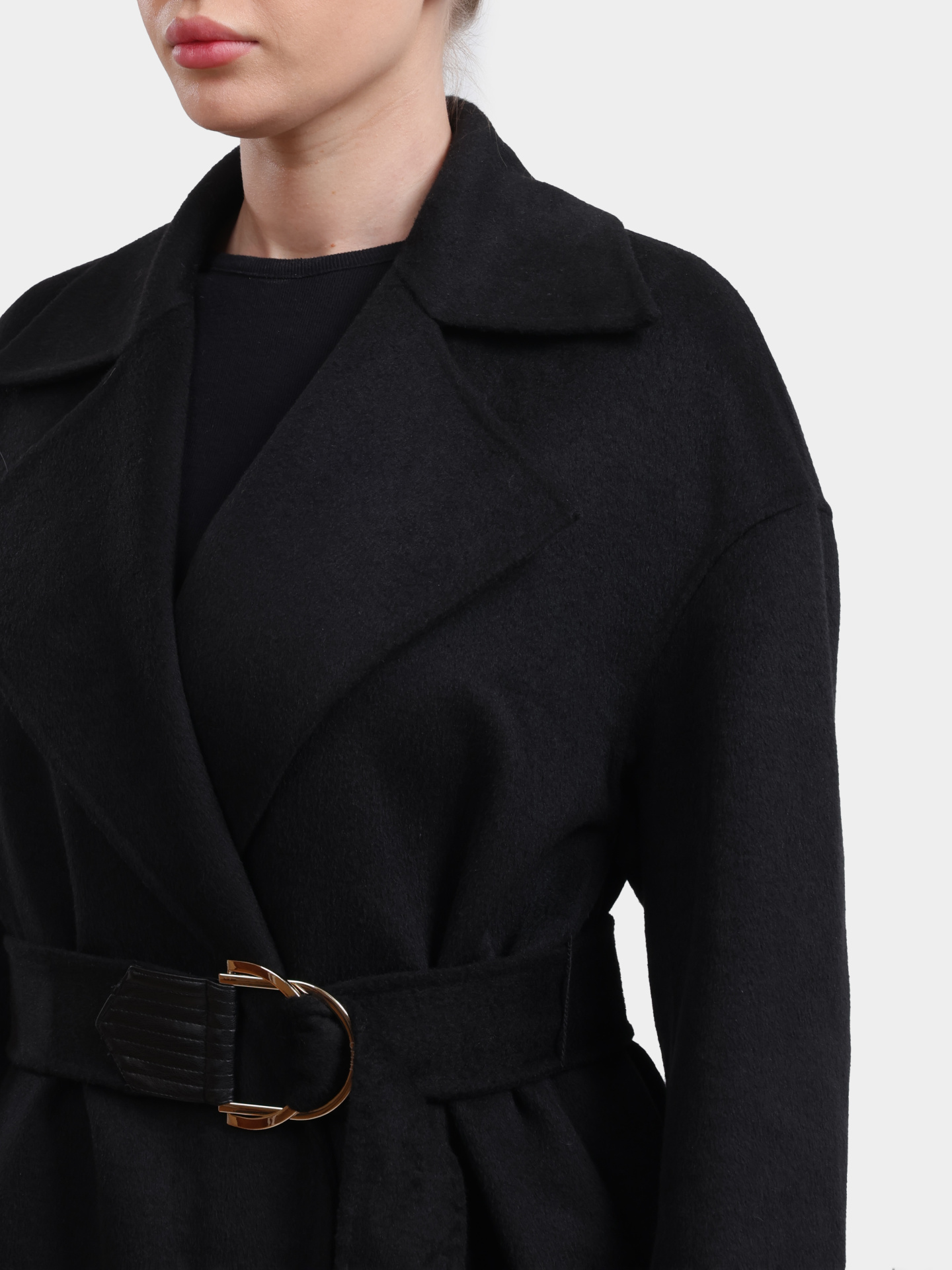 Пальто CF5283 T4627 22222 черное женское — купить в интернет-магазине Verdistore