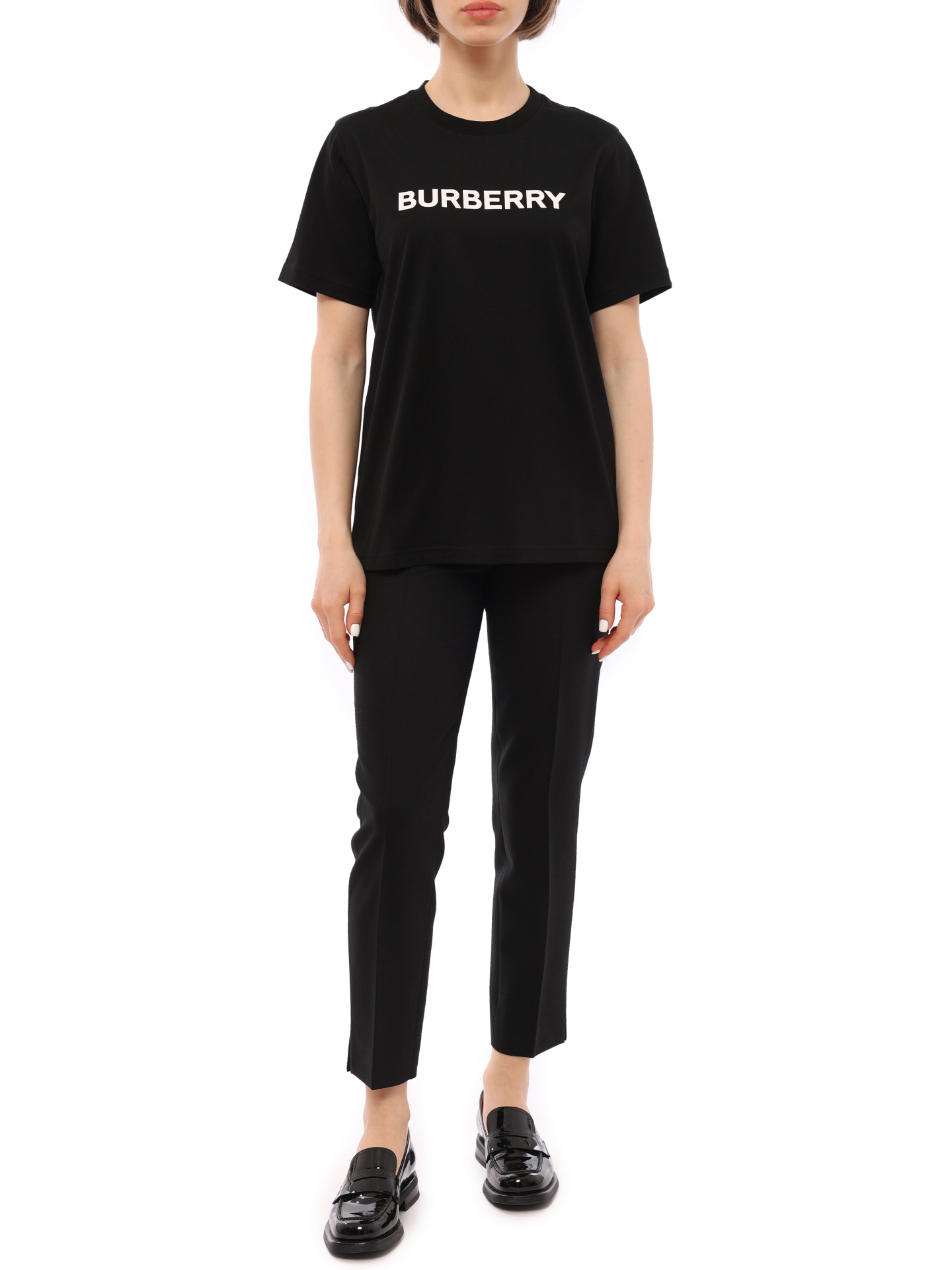 Футболка Burberry 8055251 A1189 хлопковая женская — купить в интернет-магазине Verdistore