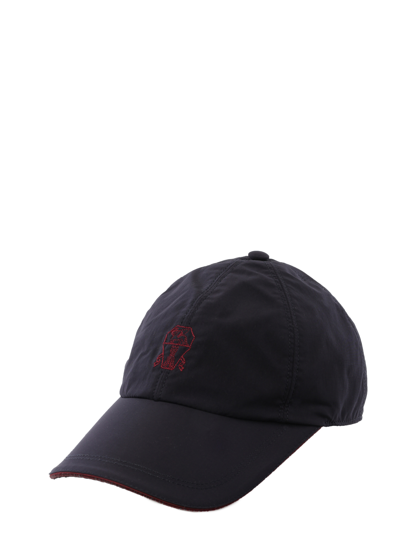 Бейсболка Brunello Cucinelli MD4799983 CDB71 темно-синяя мужская с логотипом — купить в интернет-магазине Verdistore