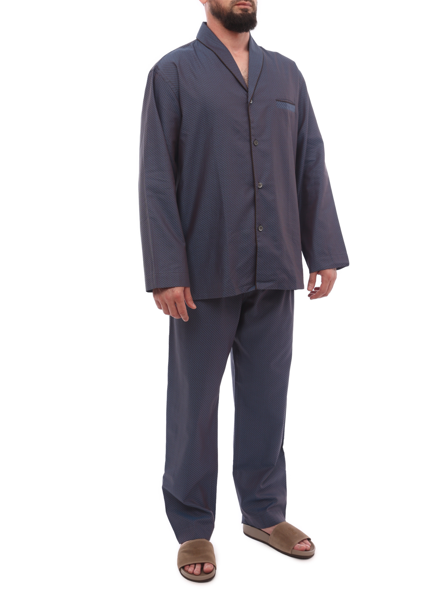 Пижама ZIMMERLI 4713 - 75012 хлопковая мужская — купить в интернет-магазине Verdistore