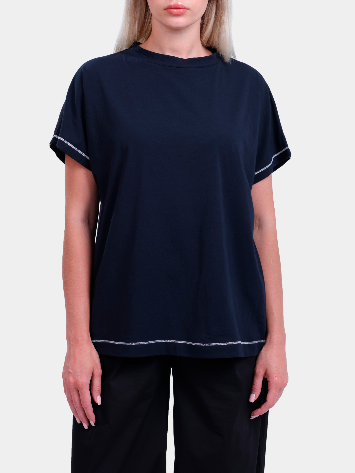 Топ AD-2310C 2001 женский темно-синий хлопковый — купить в интернет-магазине Verdistore