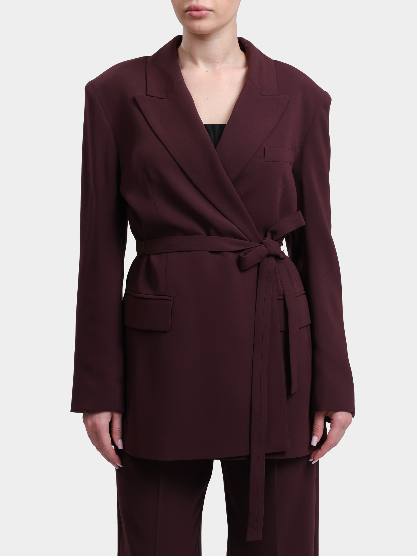 Жакет MARELLA MLLZERBINO 002 бордовый женский — купить в интернет-магазине Verdistore