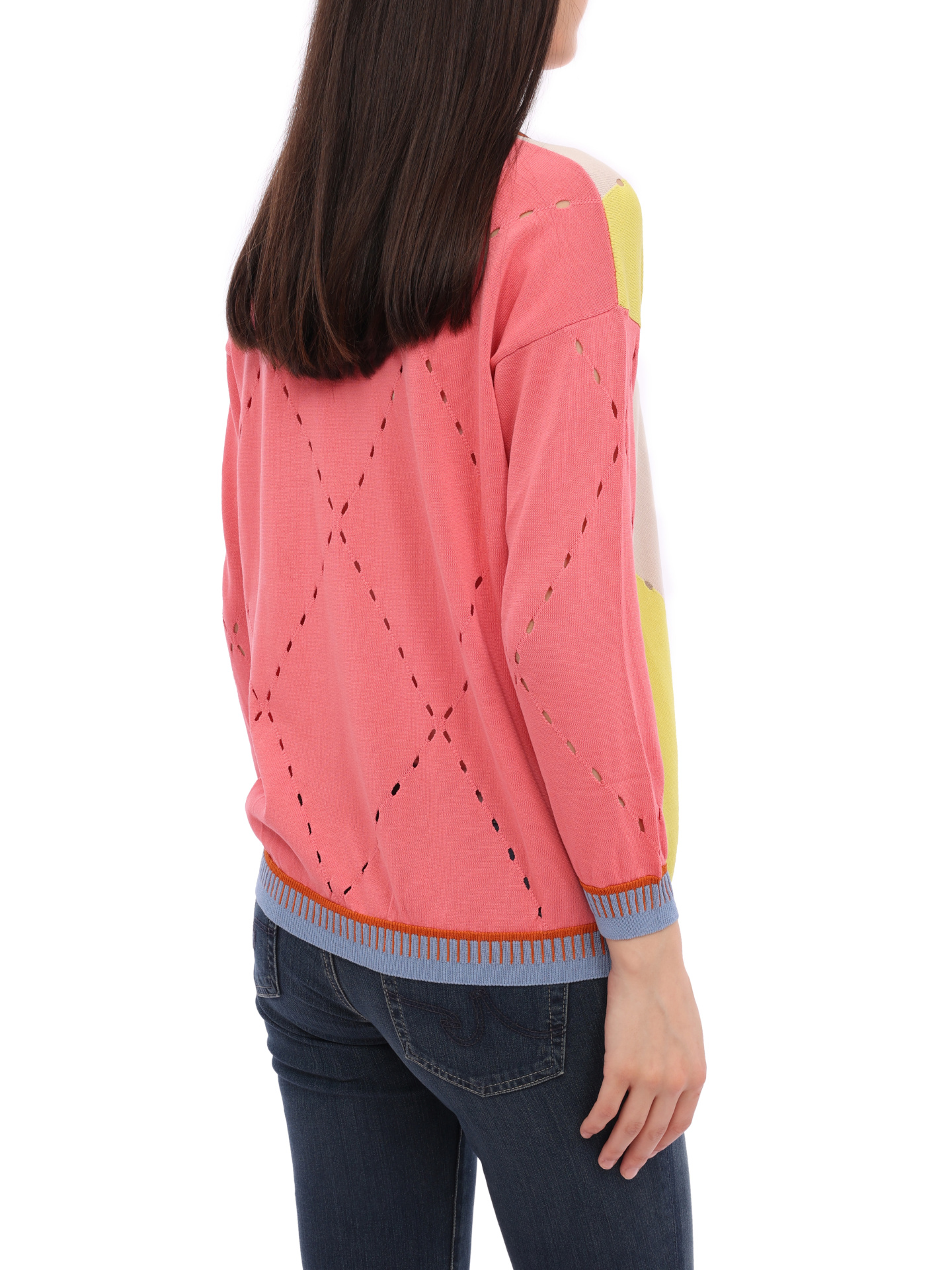 Джемпер Ballantyne I1P 072 женский с принтом аргайл — купить в интернет-магазине Verdistore