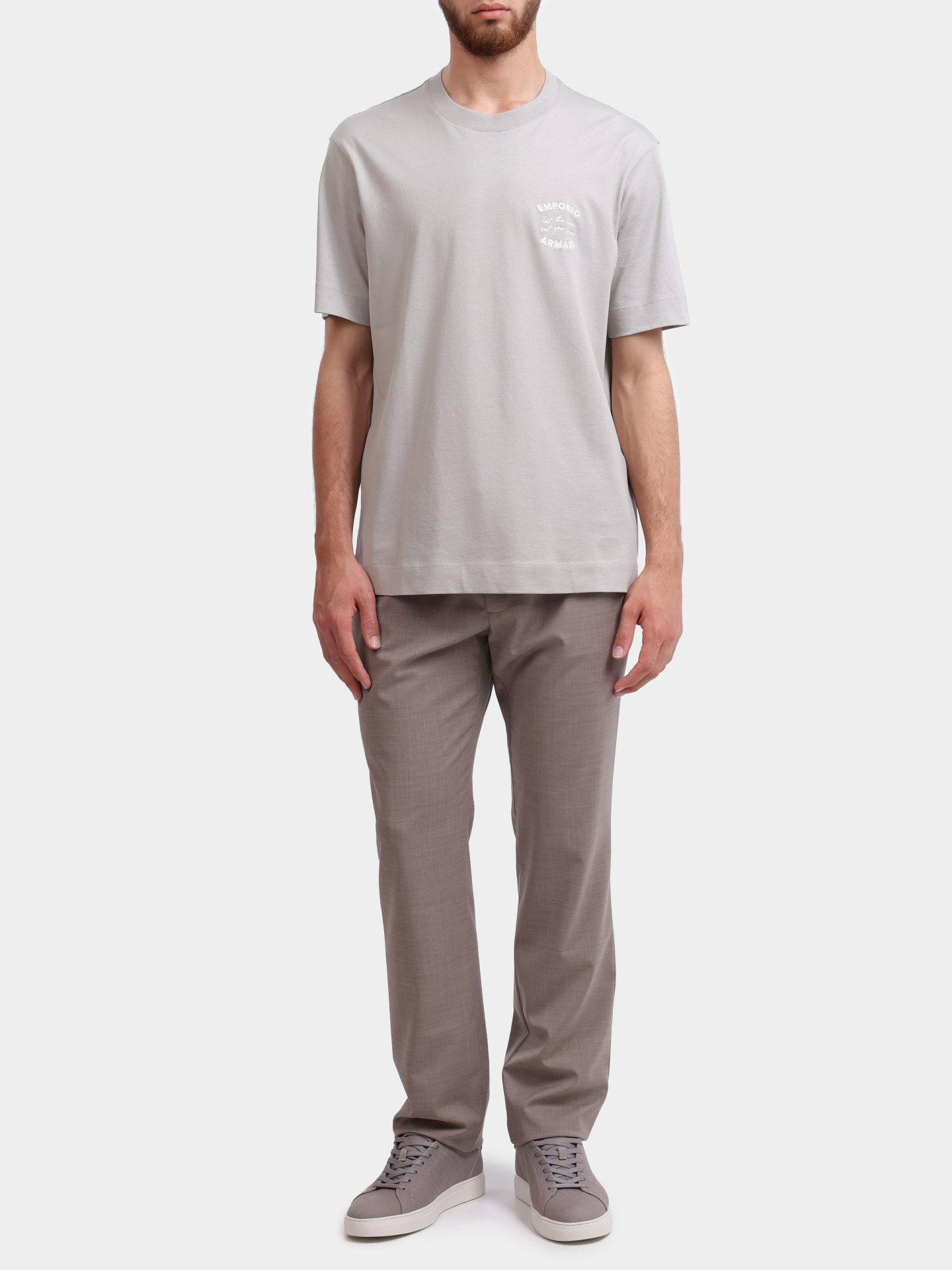Футболка Emporio Armani EM000827 AF12926 U8033 хлопковая мужская — купить в интернет-магазине Verdistore