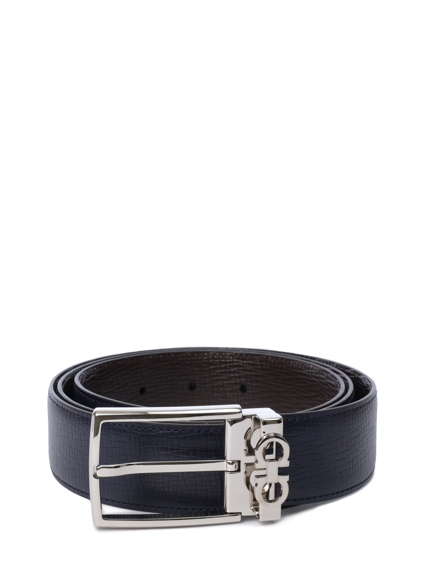 Ремень 67A037770568 с текстурной кожей и металлической пряжкой — купить в интернет-магазине Verdistore