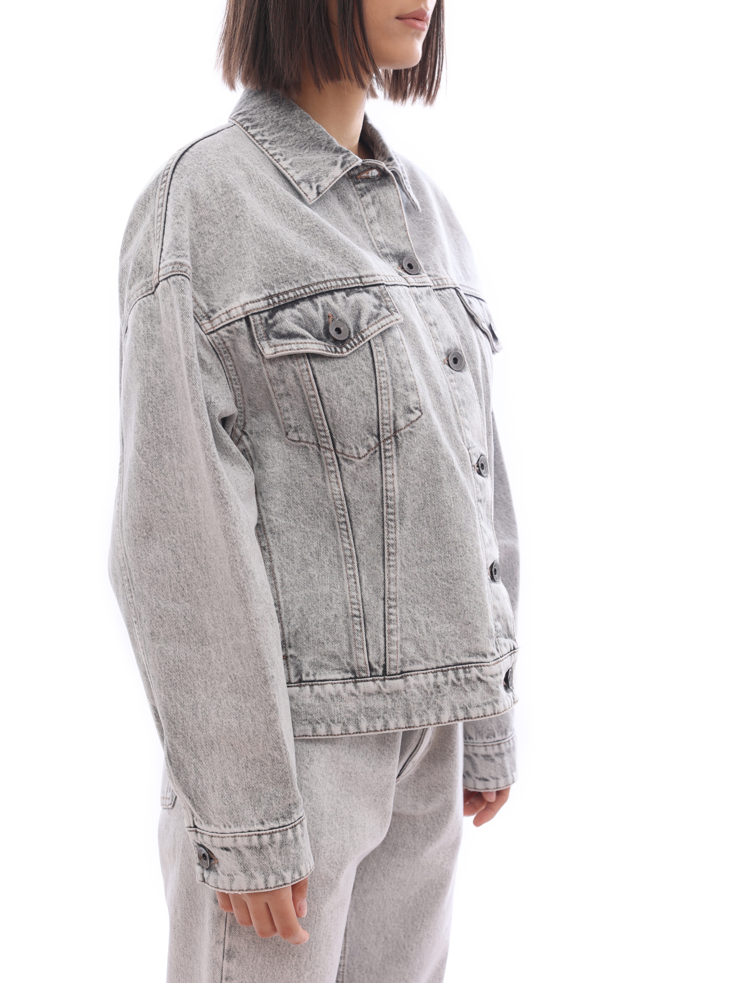 Куртка Brunello Cucinelli MA0952984 C7819 джинсовая женская — купить в интернет-магазине Verdistore