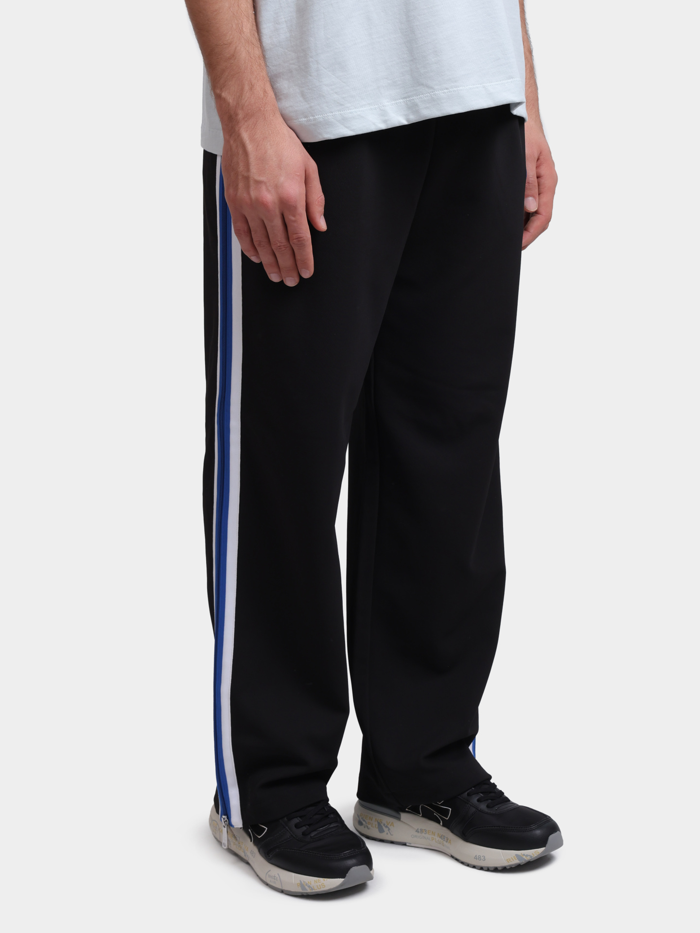 Брюки спортивные Calvin Klein Jeans LV04RC233G UB1 мужские с молниями по бокам — купить в интернет-магазине Verdistore