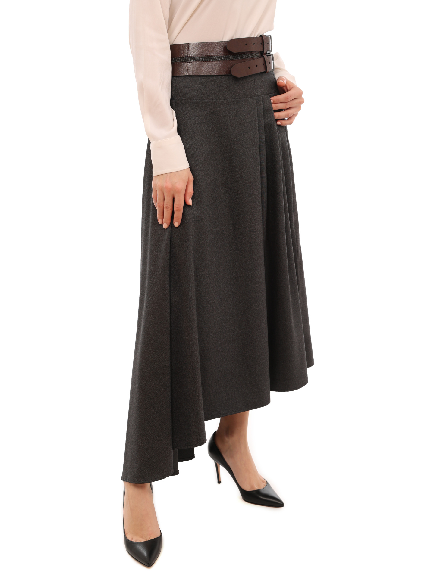 Юбка Brunello Cucinelli M031PG2856 C1122 асимметричная женская — купить в интернет-магазине Verdistore