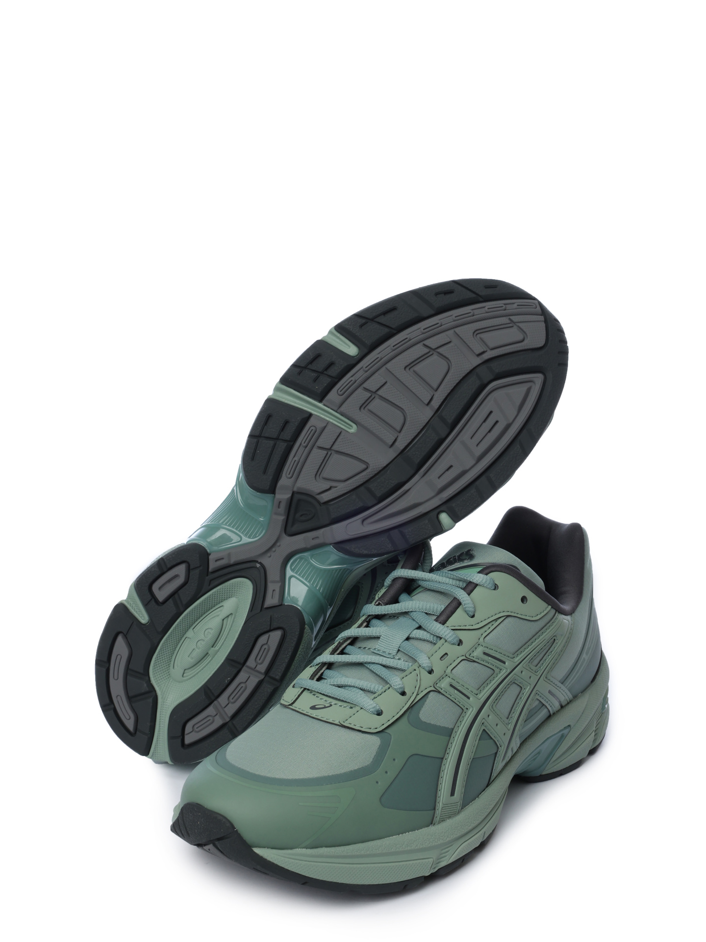 Кроссовки Asics 1203A413 021 зеленые мужские с текстильными вставками — купить в интернет-магазине Verdistore