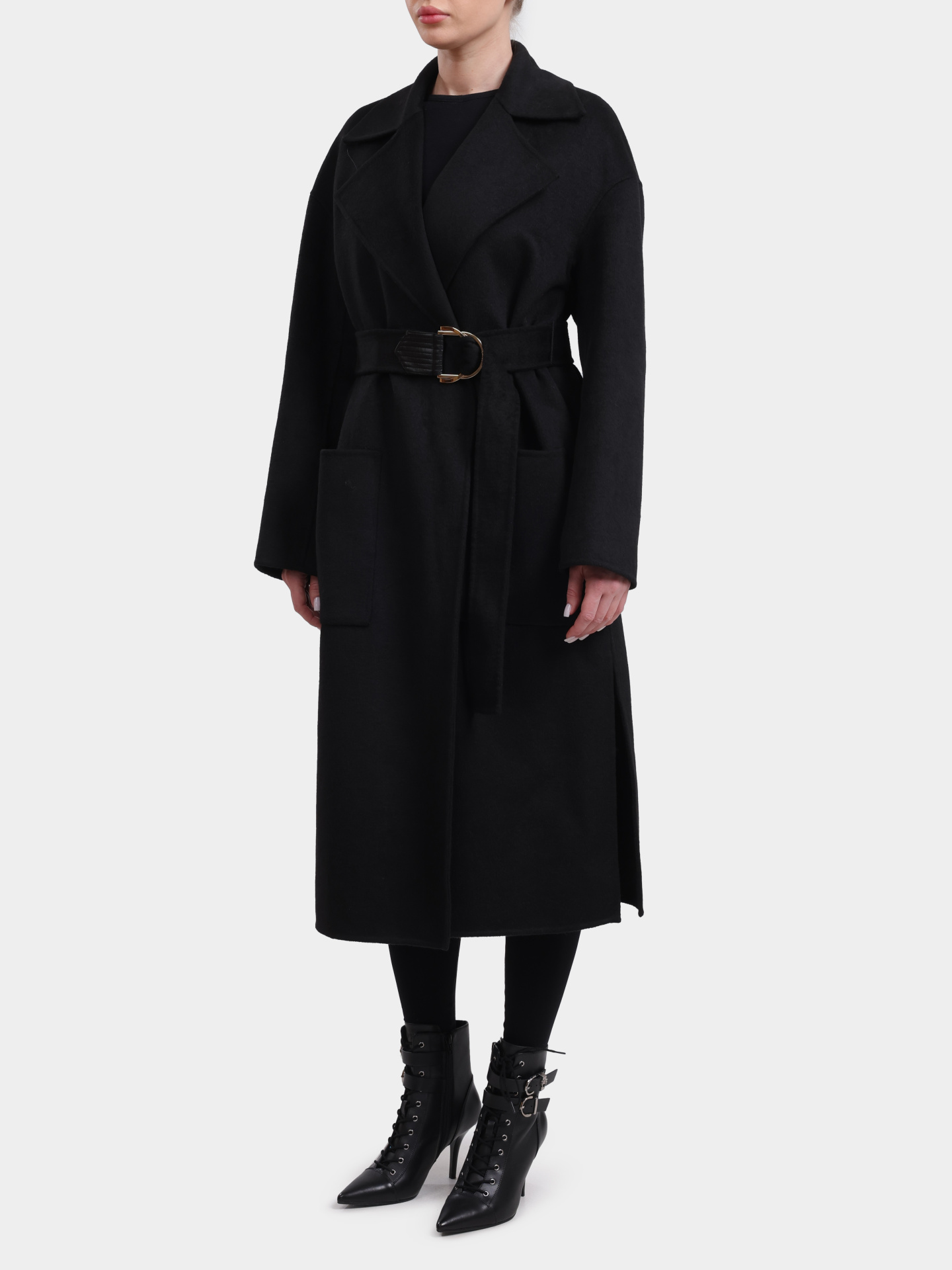 Пальто CF5283 T4627 22222 черное женское — купить в интернет-магазине Verdistore