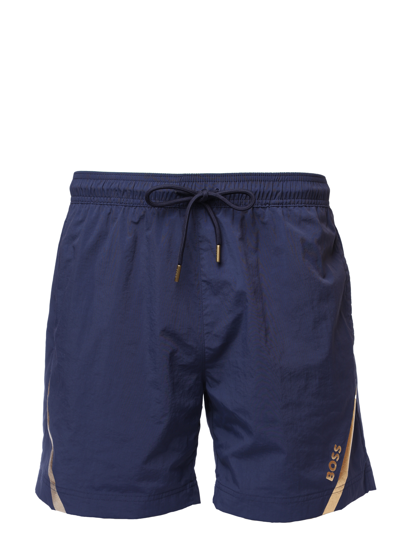 Шорты пляжные Boss 50539913 413 темно-синие мужские с логотипом — купить в интернет-магазине Verdistore