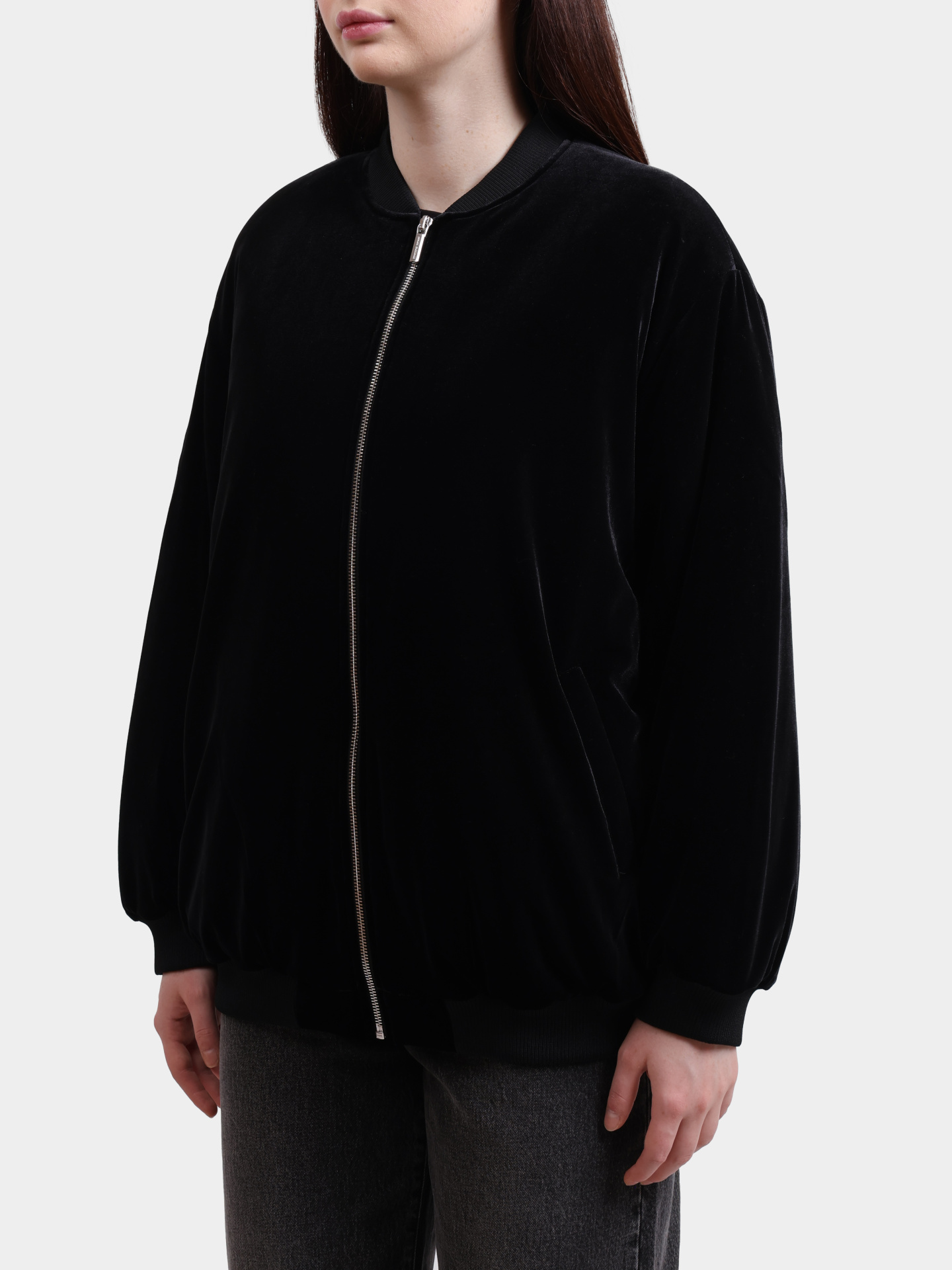 Бомбер Armani Exchange XW001301 AF16147 UC001 бархатный женский — купить в интернет-магазине Verdistore