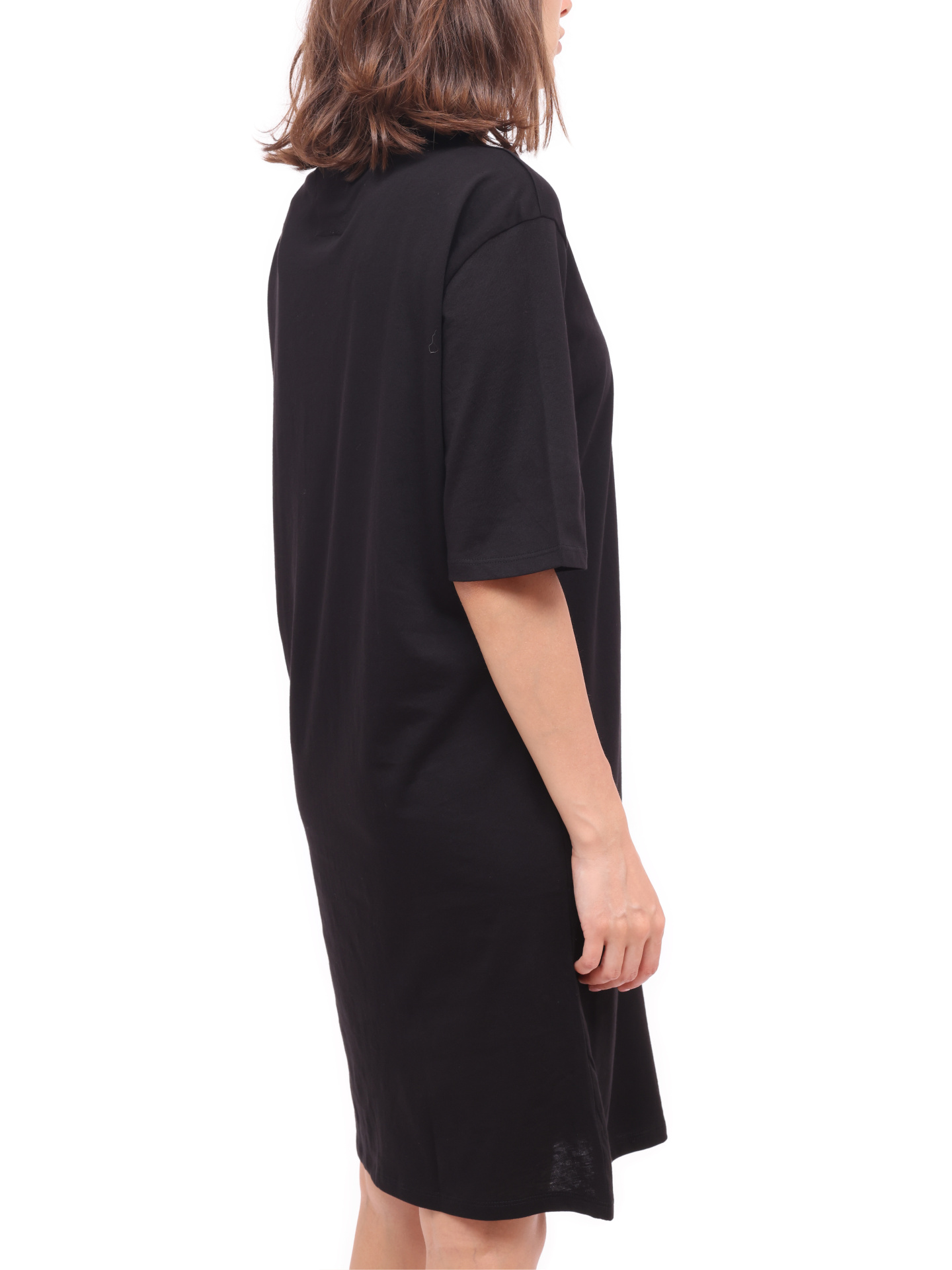 Платье Armani Exchange 8NYADX YJG3Z 8218 черное женское из хлопка — купить в интернет-магазине Verdistore