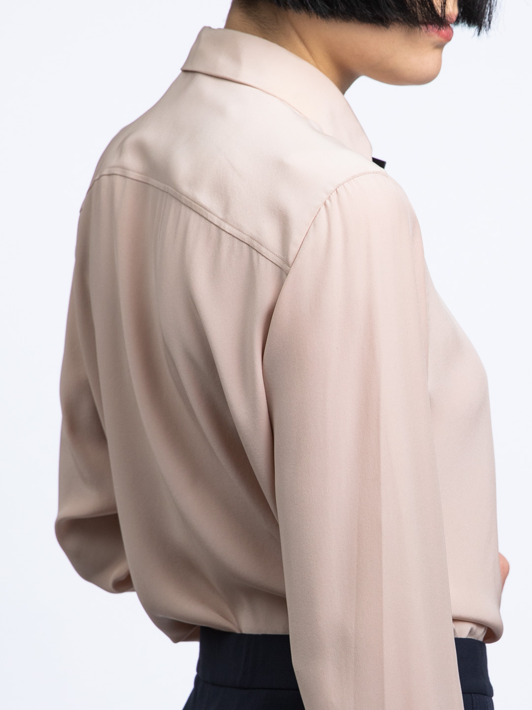 Блузка Barbara Bui P1400 пудровая женская из шелка — купить в интернет-магазине Verdistore