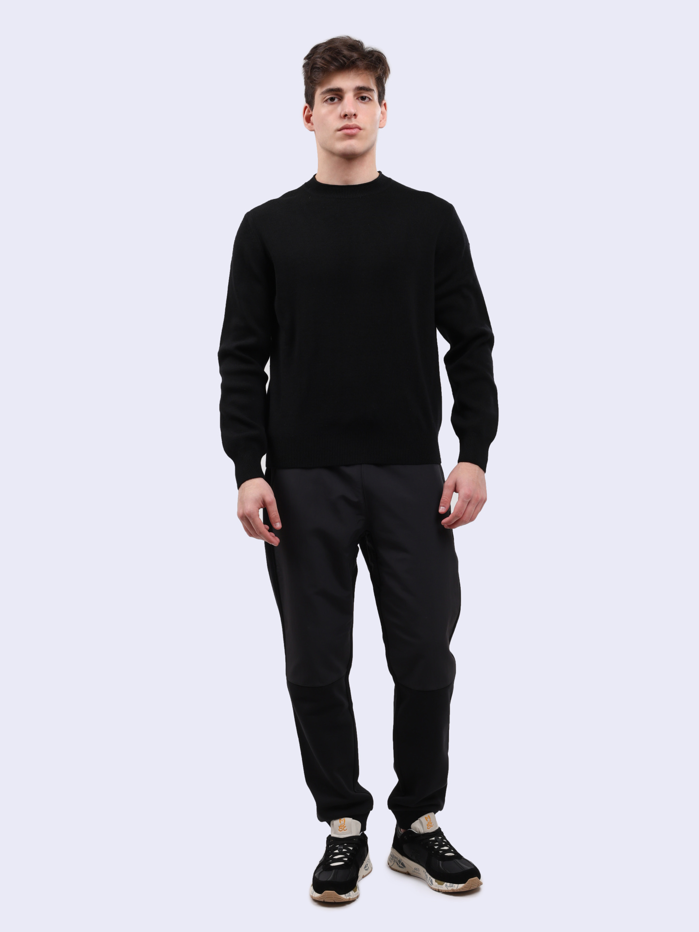 Свитер Parajumpers 24WMPMKNWK01 черный мужской — купить в интернет-магазине Verdistore