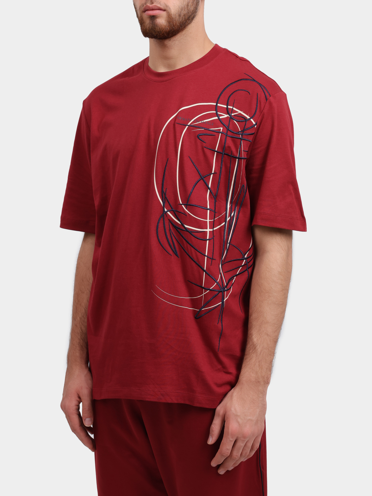 Футболка Armani Exchange XM001441 AF10362 UA328 хлопковая мужская — купить в интернет-магазине Verdistore