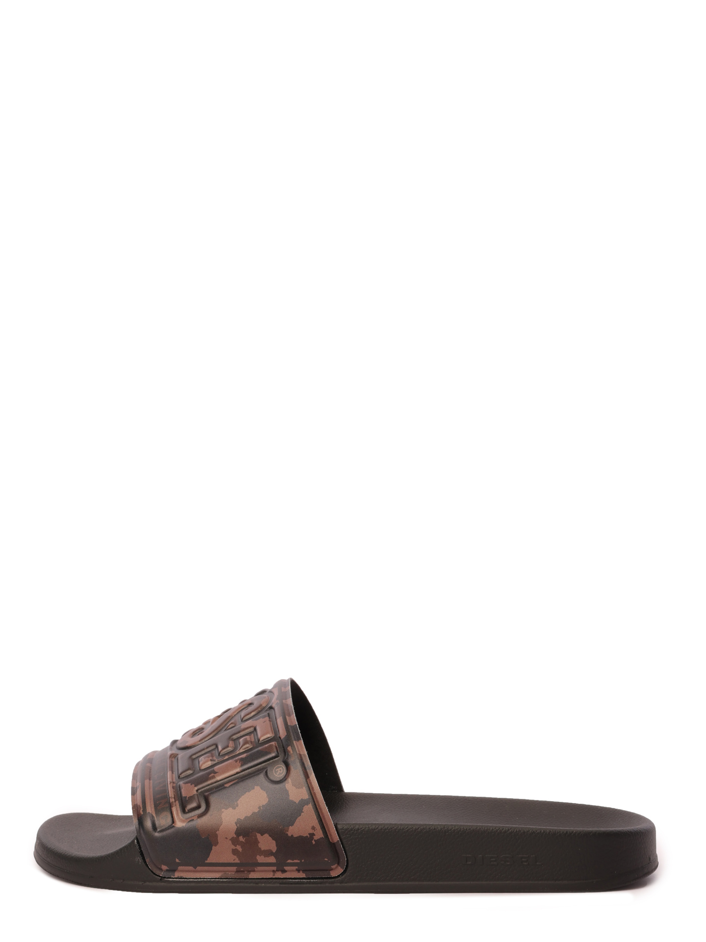 Шлепанцы Diesel Y03211P5605H9850 комбинированные мужские с логотипом — купить в интернет-магазине Verdistore