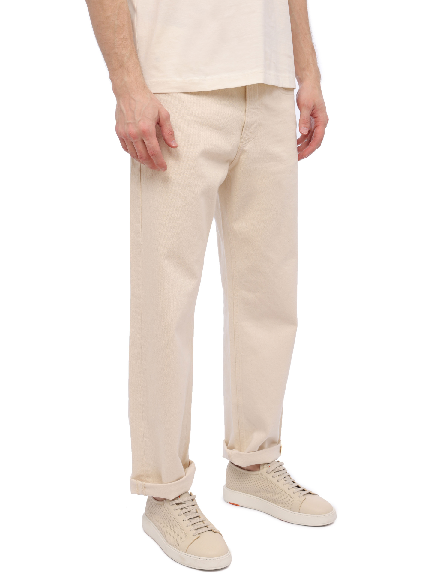 Джинсы Calvin Klein K10K112222 молочные мужские — купить в интернет-магазине Verdistore