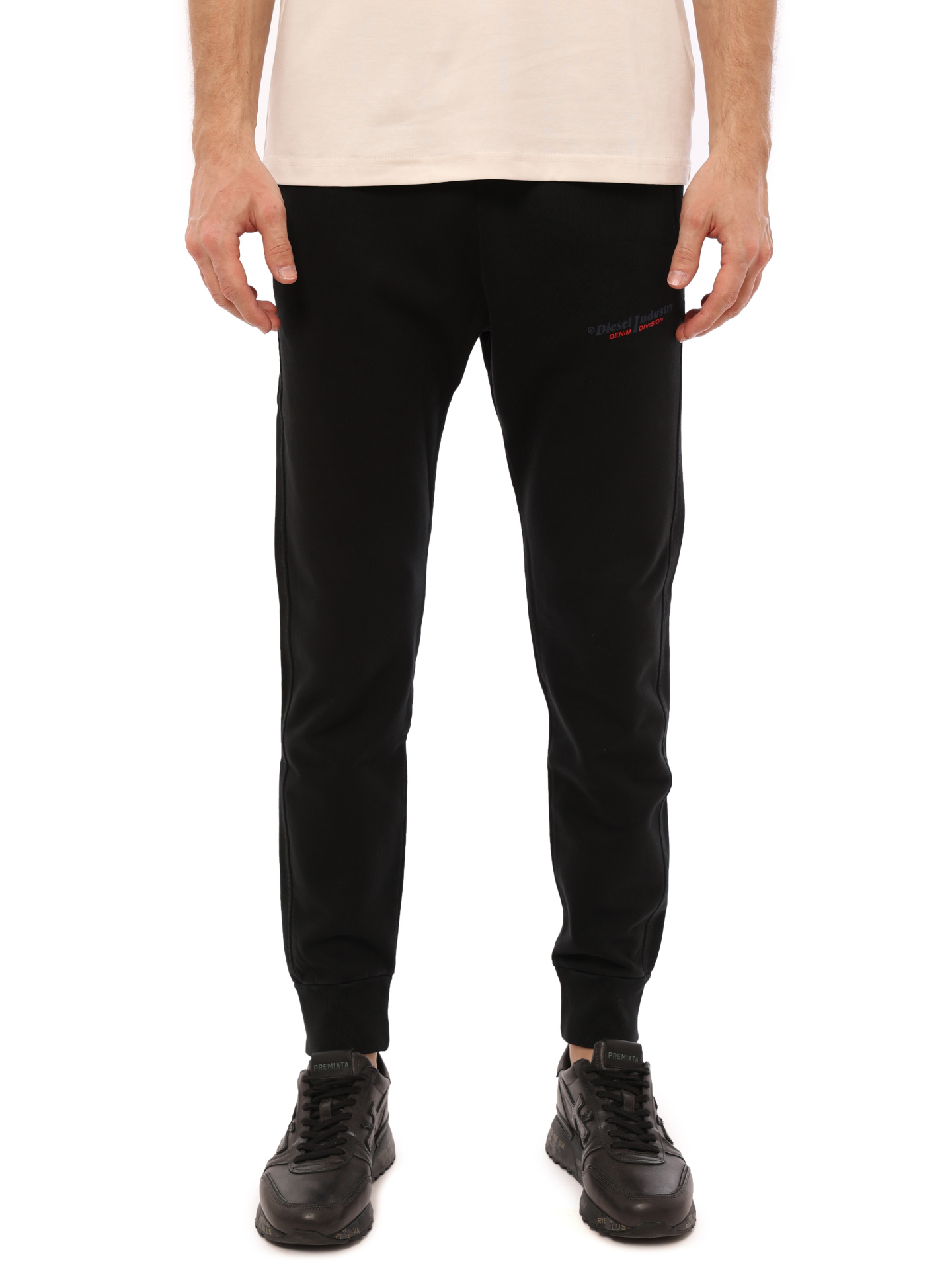 Джоггеры Diesel A037470HERE96B хлопковые мужские — купить в интернет-магазине Verdistore