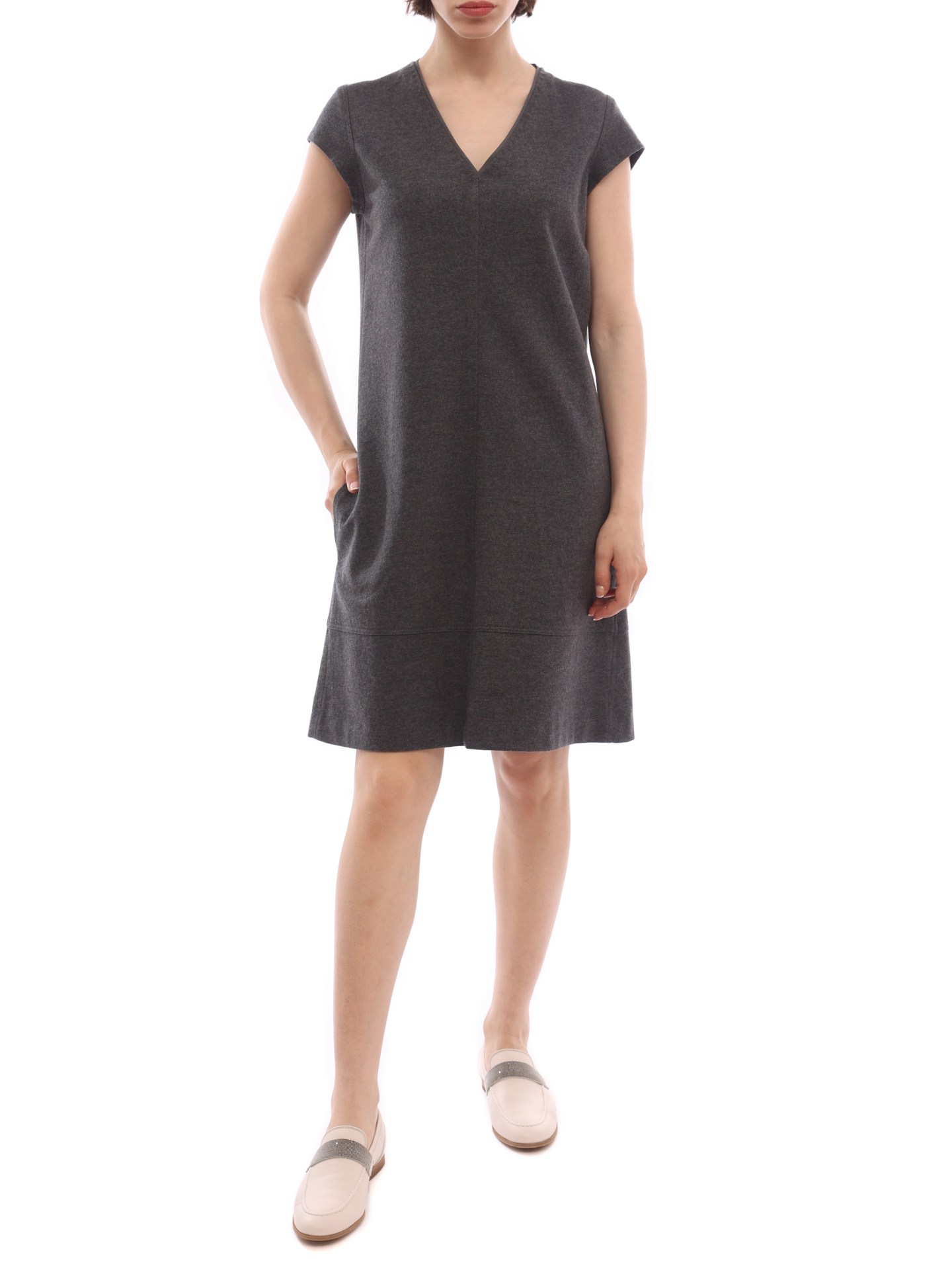 Платье Brunello Cucinelli MOZ362776 шерстяное женское — купить в интернет-магазине Verdistore