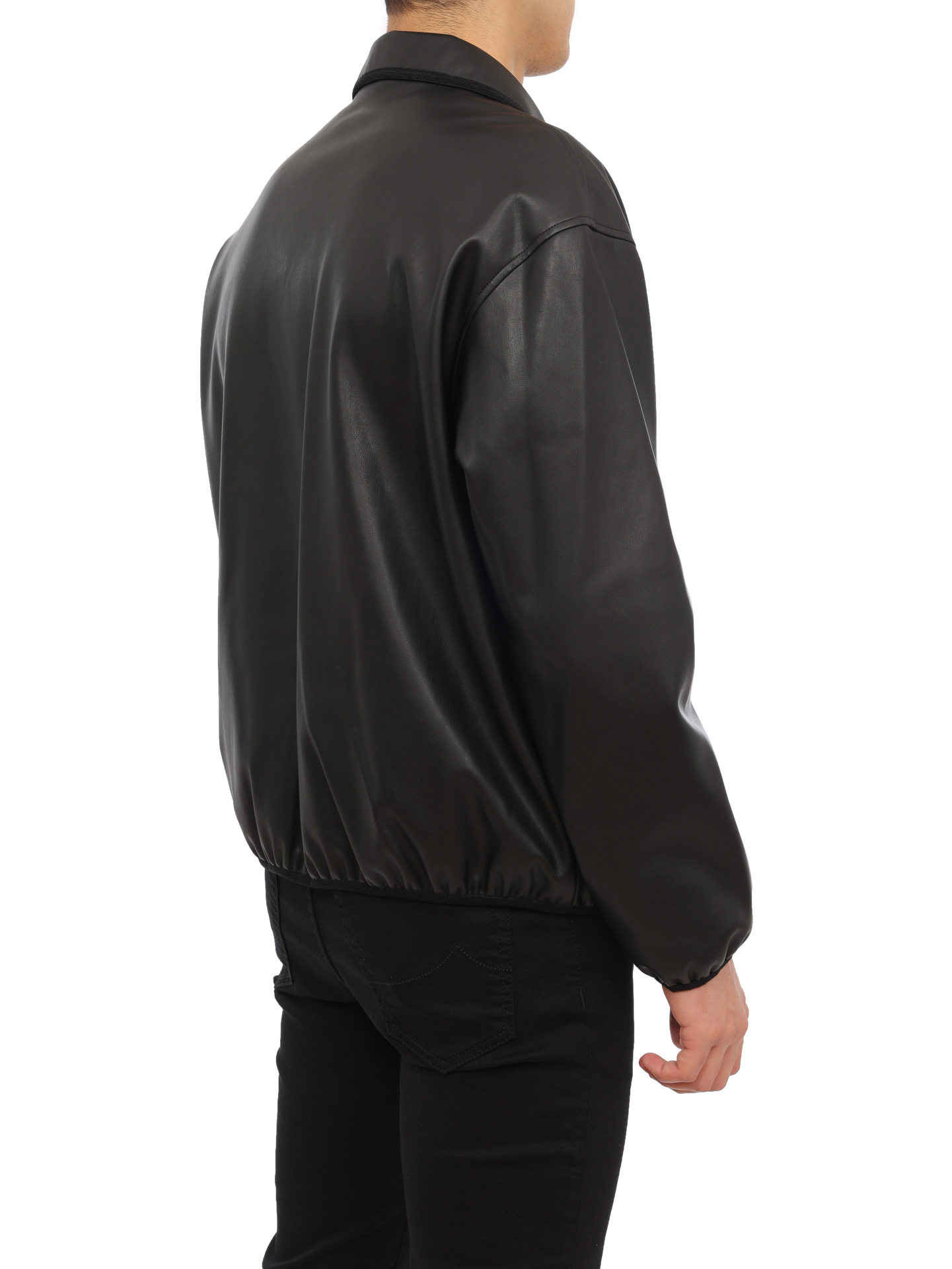 Куртка Armani Exchange 6RZB17 ZE1CZ 1200 черная мужская из искусственной кожи — купить в интернет-магазине Verdistore