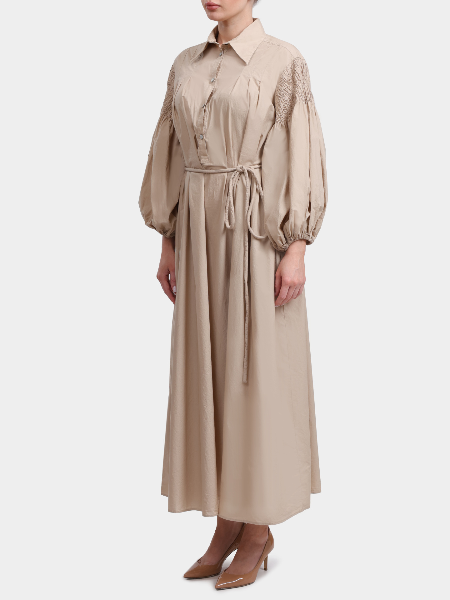 Платье Pinko 106517 A37H C36 хлопковое женское с поясом — купить в интернет-магазине Verdistore